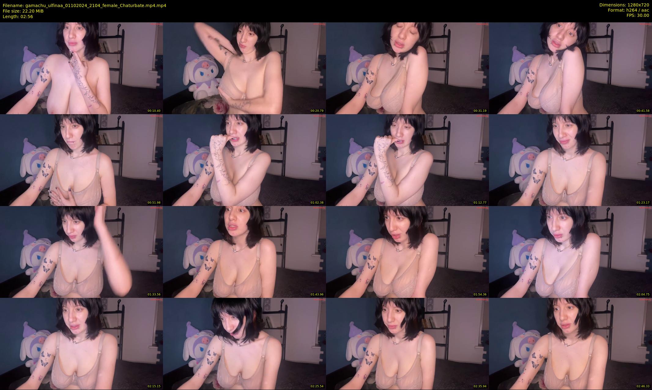 gamachu_ulfinaa — 3 minute Chaturbate female cam show recording, 720p, Oct 1, 2024