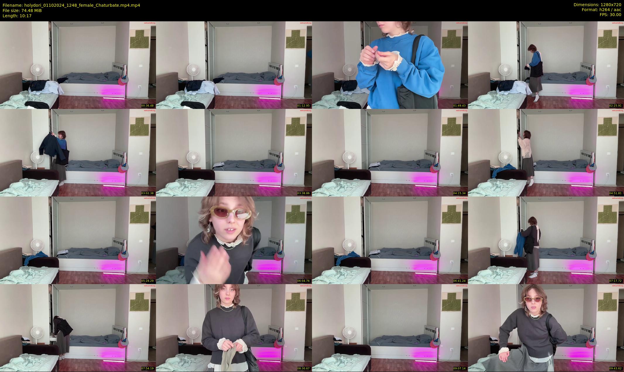 holydori — 11 minute Chaturbate female cam show recording, 720p, Oct 1, 2024