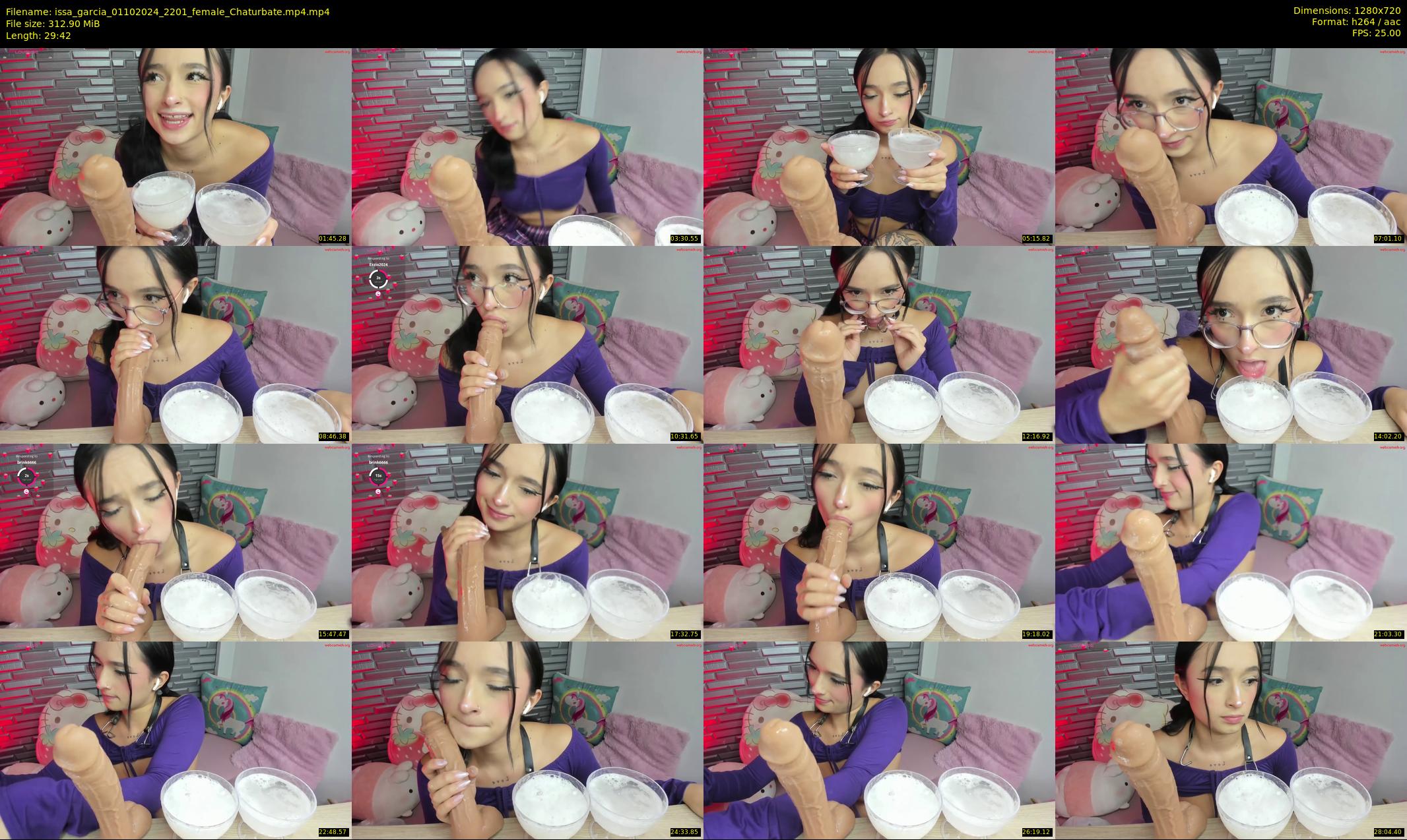 issa_garcia — 30 minute Chaturbate female cam show recording, 720p, Oct 1, 2024