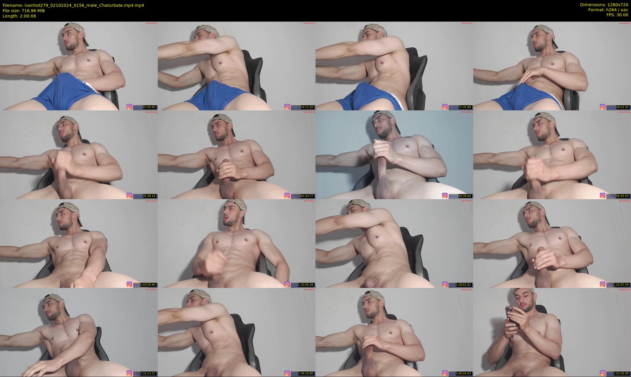 ivanhot279 — 121 minute Chaturbate male cam show recording, 720p, Oct 2, 2024