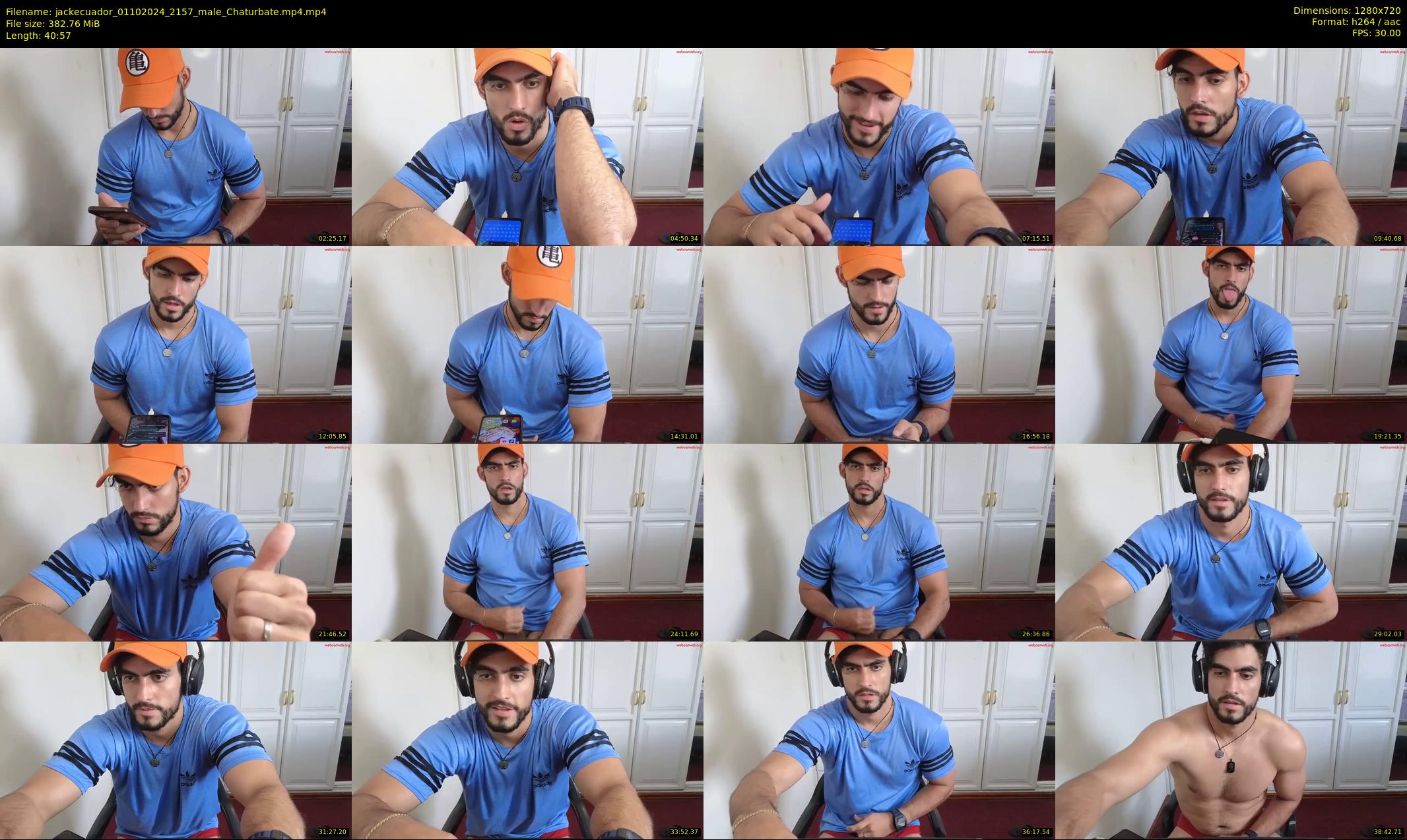 jackecuador — 41 minute Chaturbate male cam show recording, 720p, Oct 1, 2024