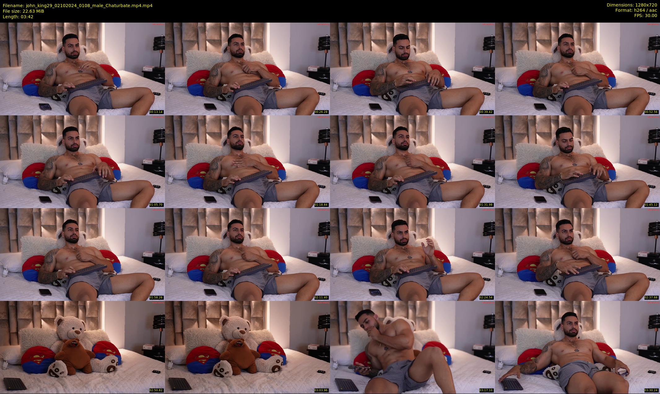 john_king29 — 4 minute Chaturbate male cam show recording, 720p, Oct 2, 2024