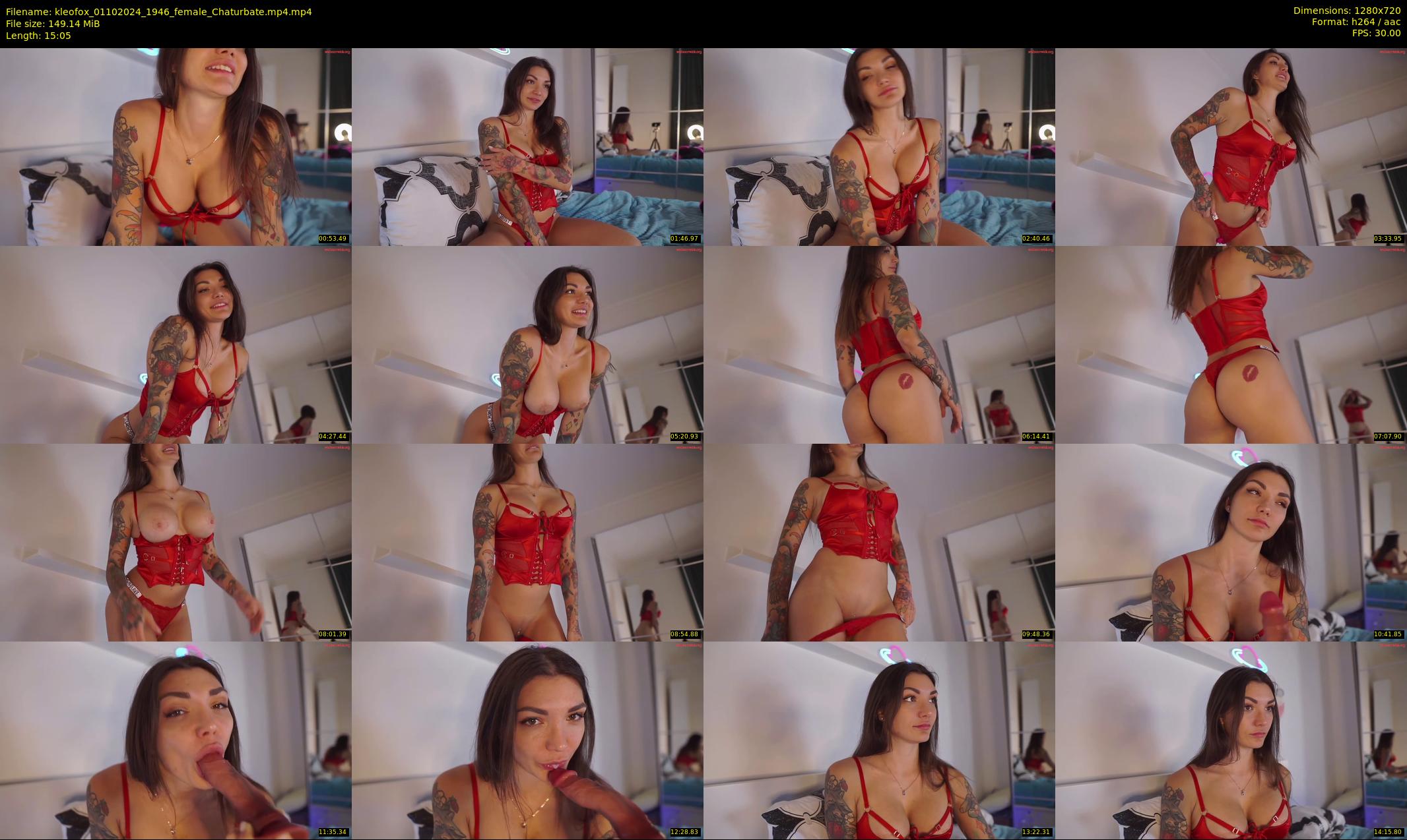 kleofox — 16 minute Chaturbate female cam show recording, 720p, Oct 1, 2024