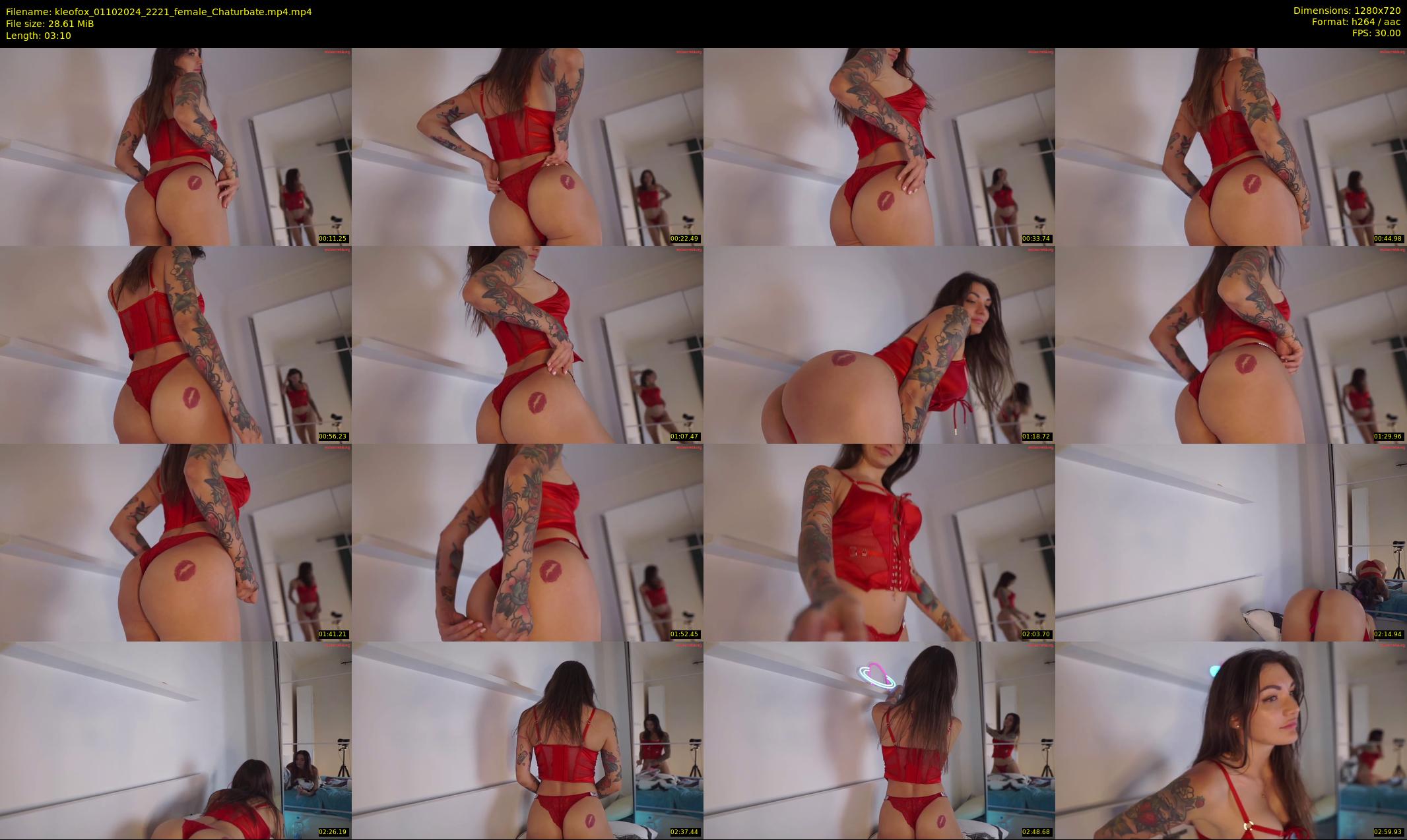 kleofox — 4 minute Chaturbate female cam show recording, 720p, Oct 1, 2024