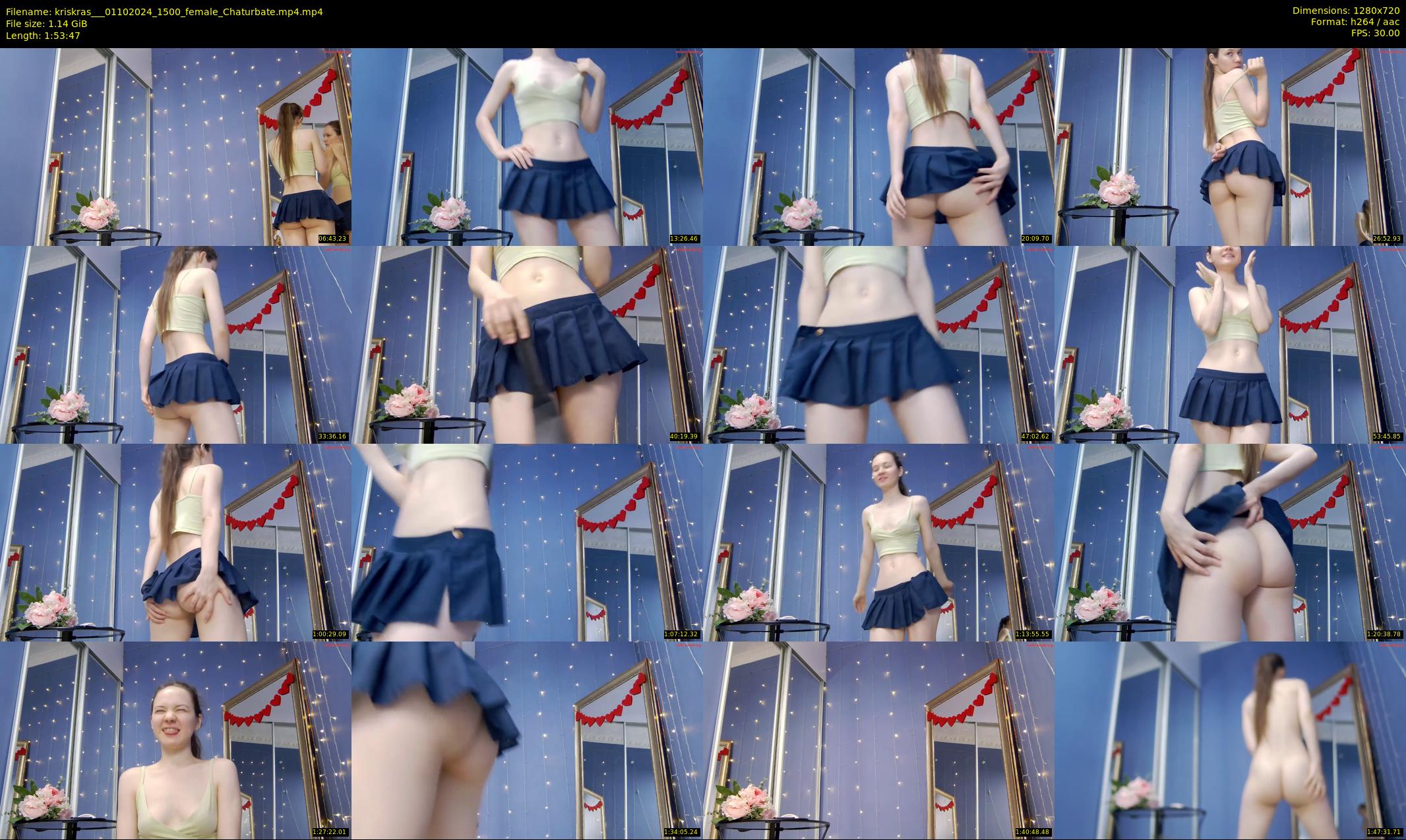 kriskras__ — 114 minute Chaturbate female cam show recording, 720p, Oct 1, 2024