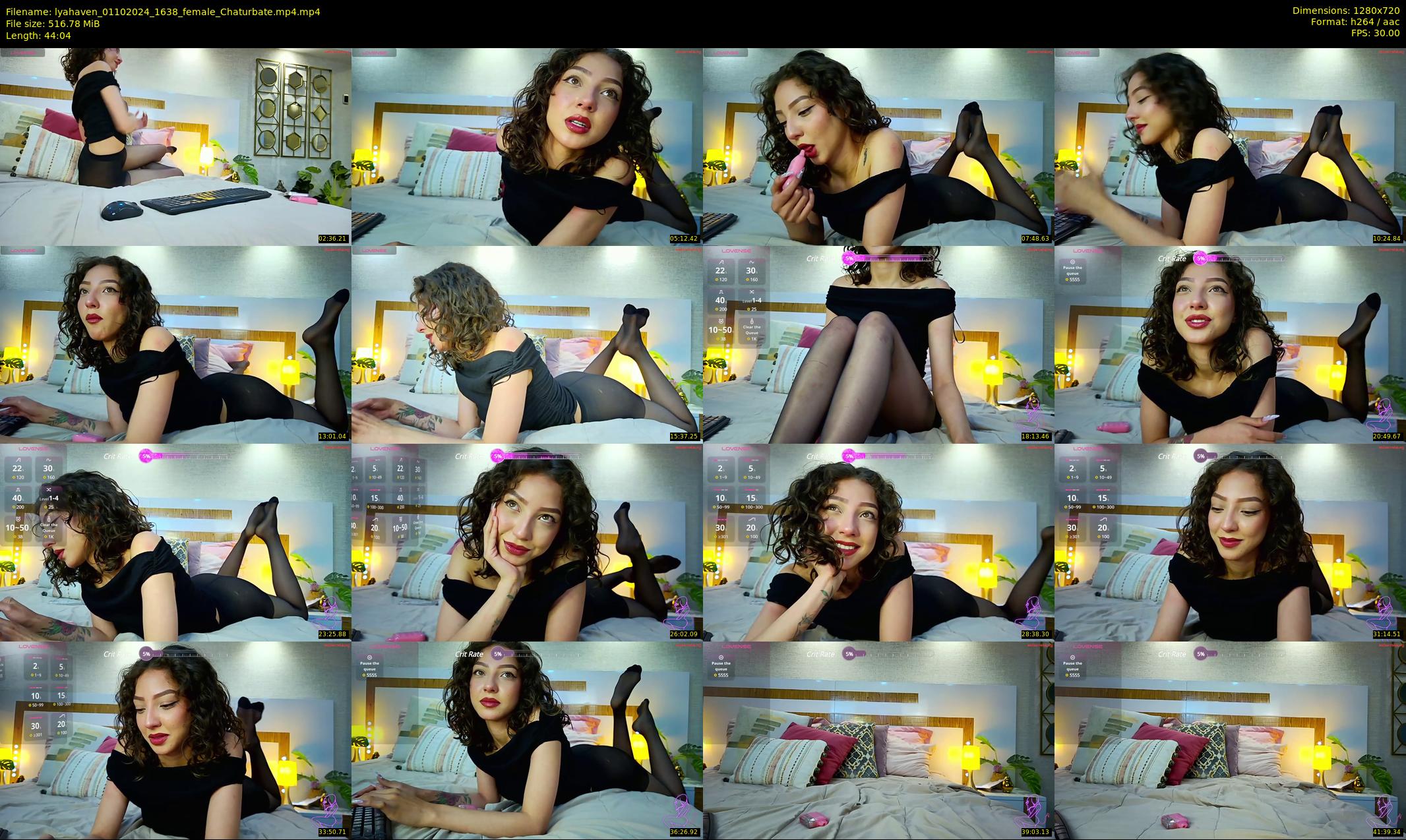 lyahaven — 45 minute Chaturbate female cam show recording, 720p, Oct 1, 2024