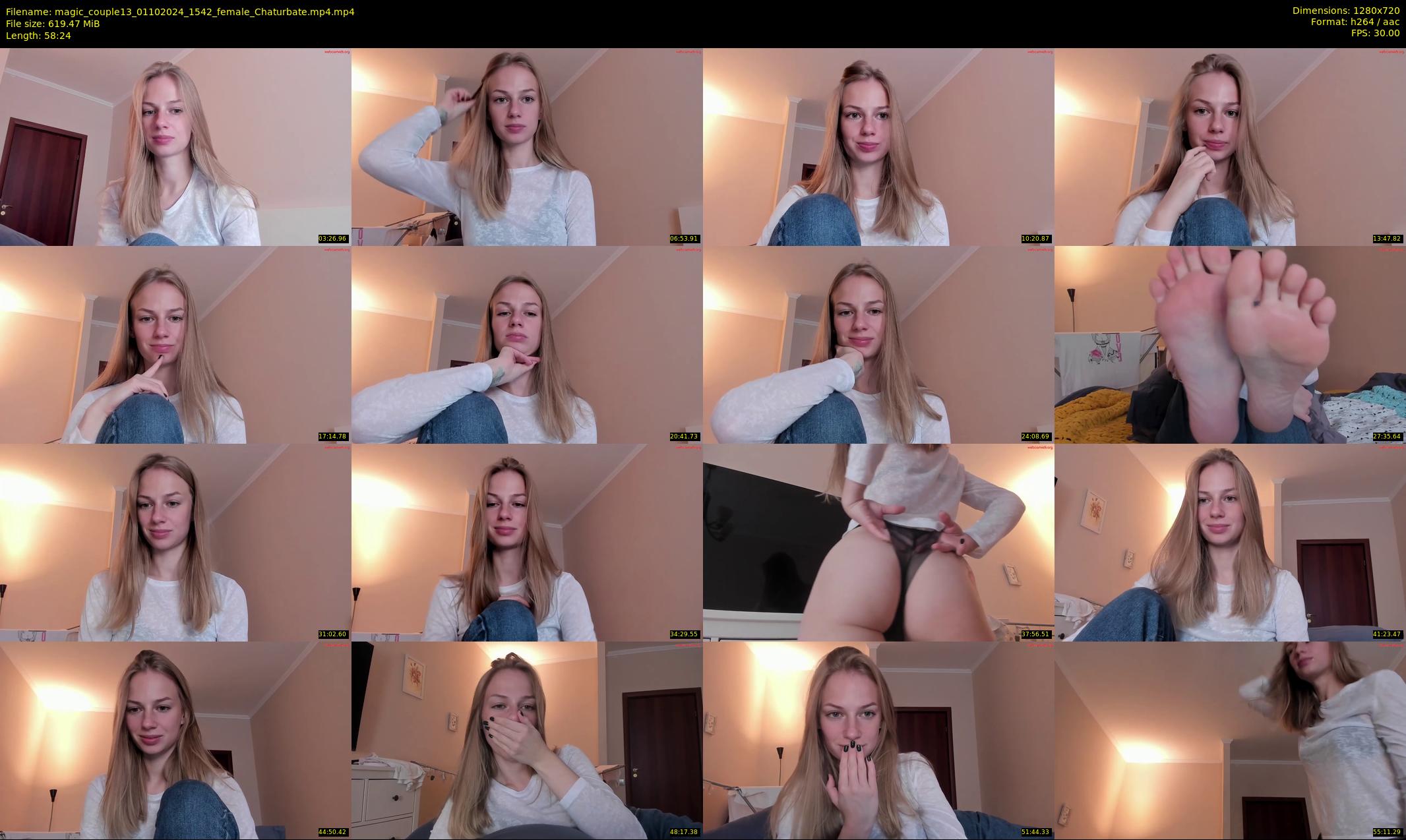 magic_couple13 — 59 minute Chaturbate couple cam show recording, 720p, Oct 1, 2024