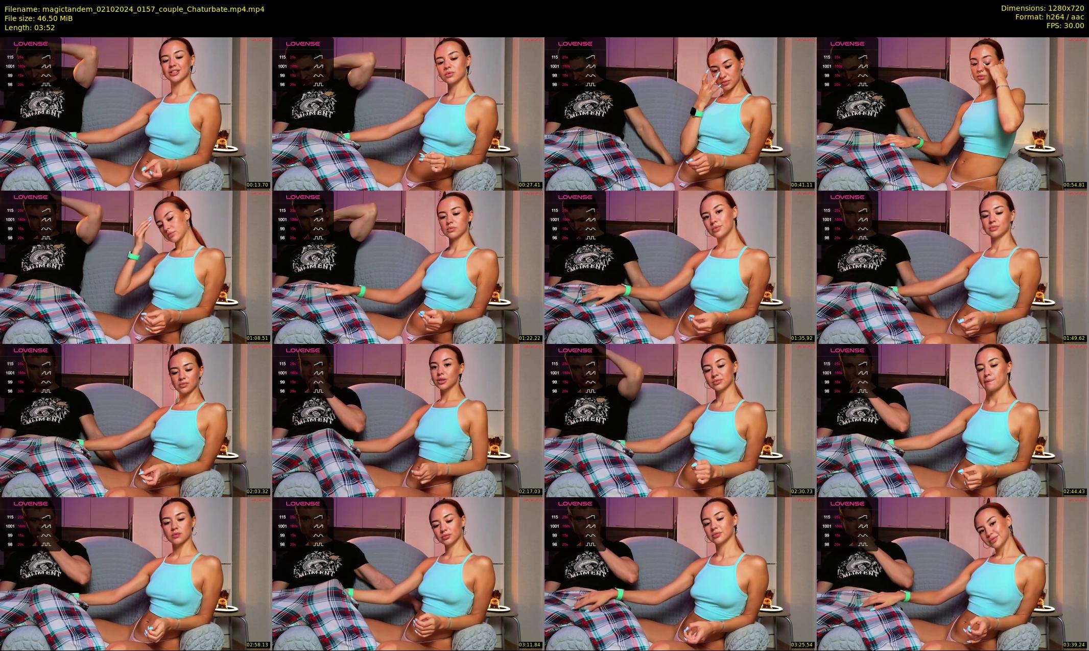 magictandem — 4 minute Chaturbate couple cam show recording, 720p, Oct 2, 2024