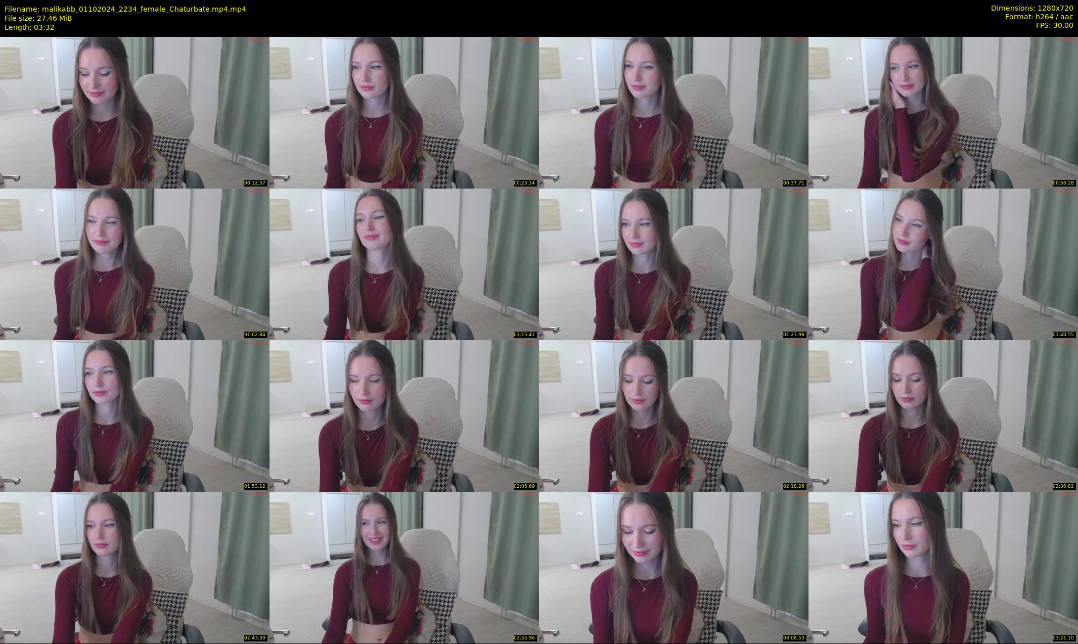 malikabb — 4 minute Chaturbate female cam show recording, 720p, Oct 1, 2024
