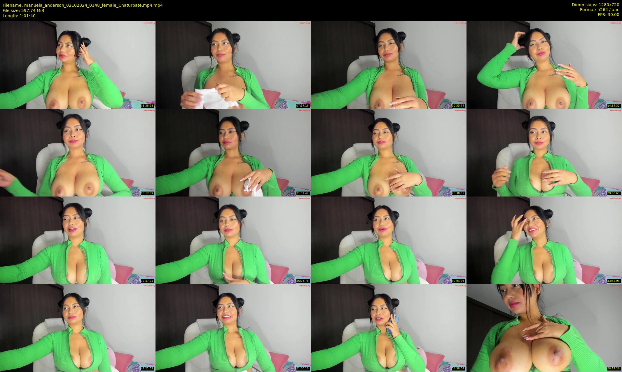 manuela_anderson — 62 minute Chaturbate female cam show recording, 720p, Oct 2, 2024