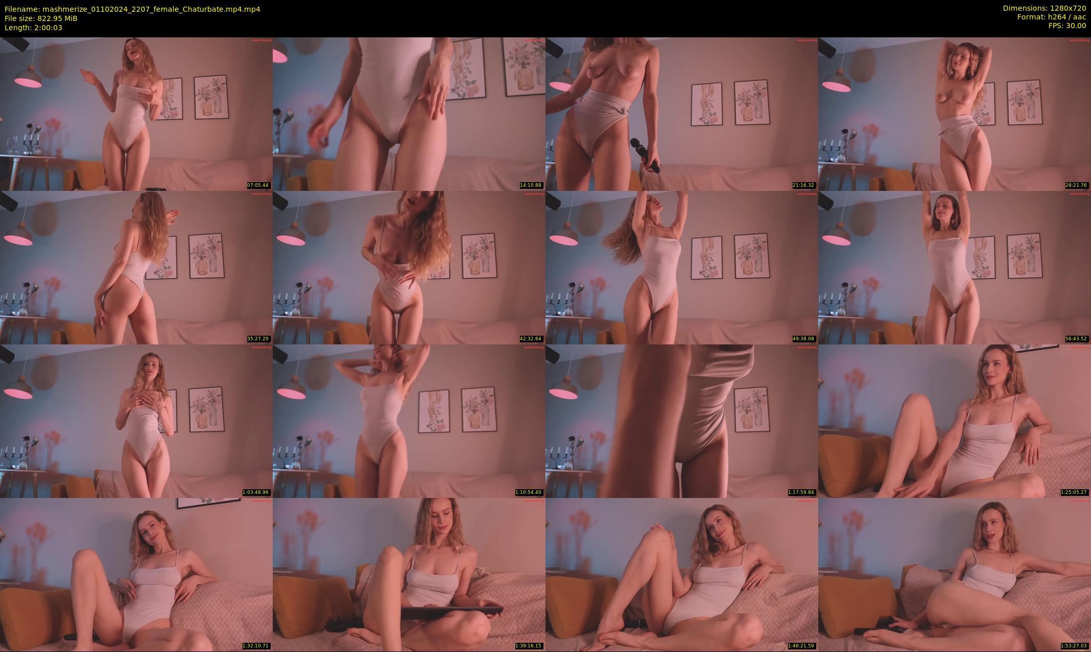 mashmerize — 121 minute Chaturbate female cam show recording, 720p, Oct 1, 2024