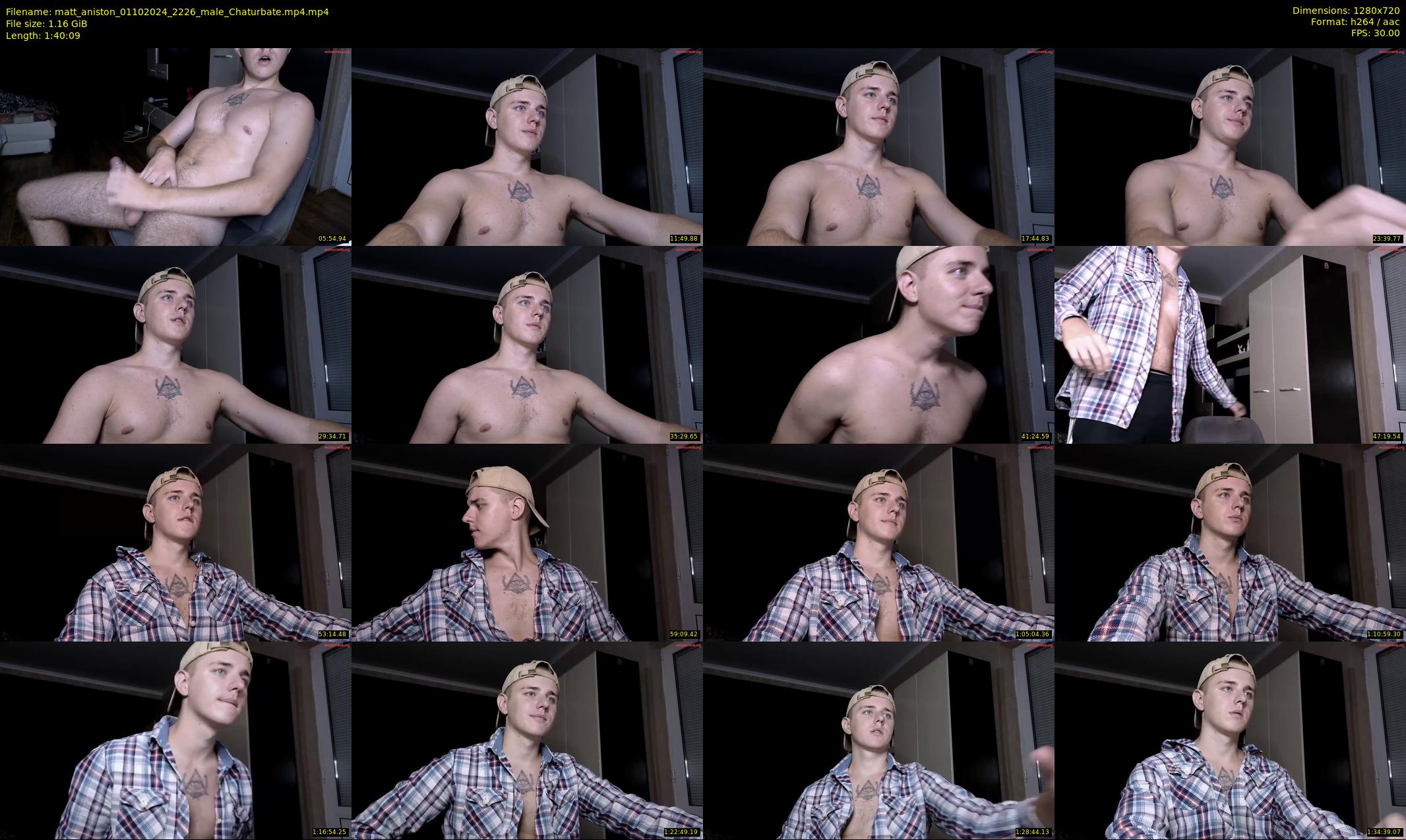 matt_aniston — 101 minute Chaturbate male cam show recording, 720p, Oct 1, 2024