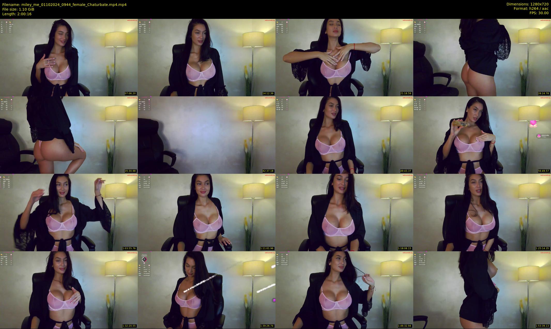 miley_me — 121 minute Chaturbate female cam show recording, 720p, Oct 1, 2024