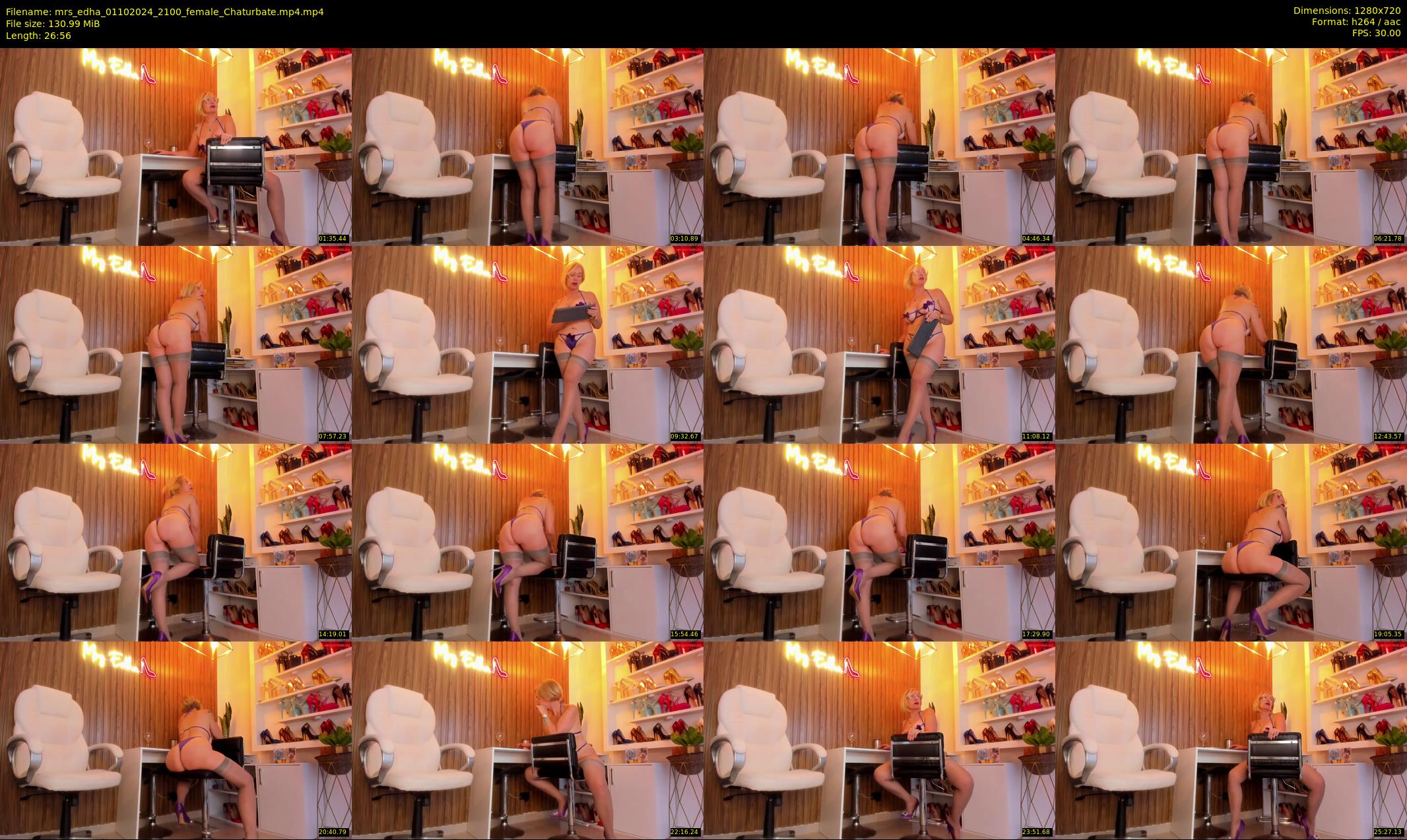 mrs_edha — 27 minute Chaturbate female cam show recording, 720p, Oct 1, 2024