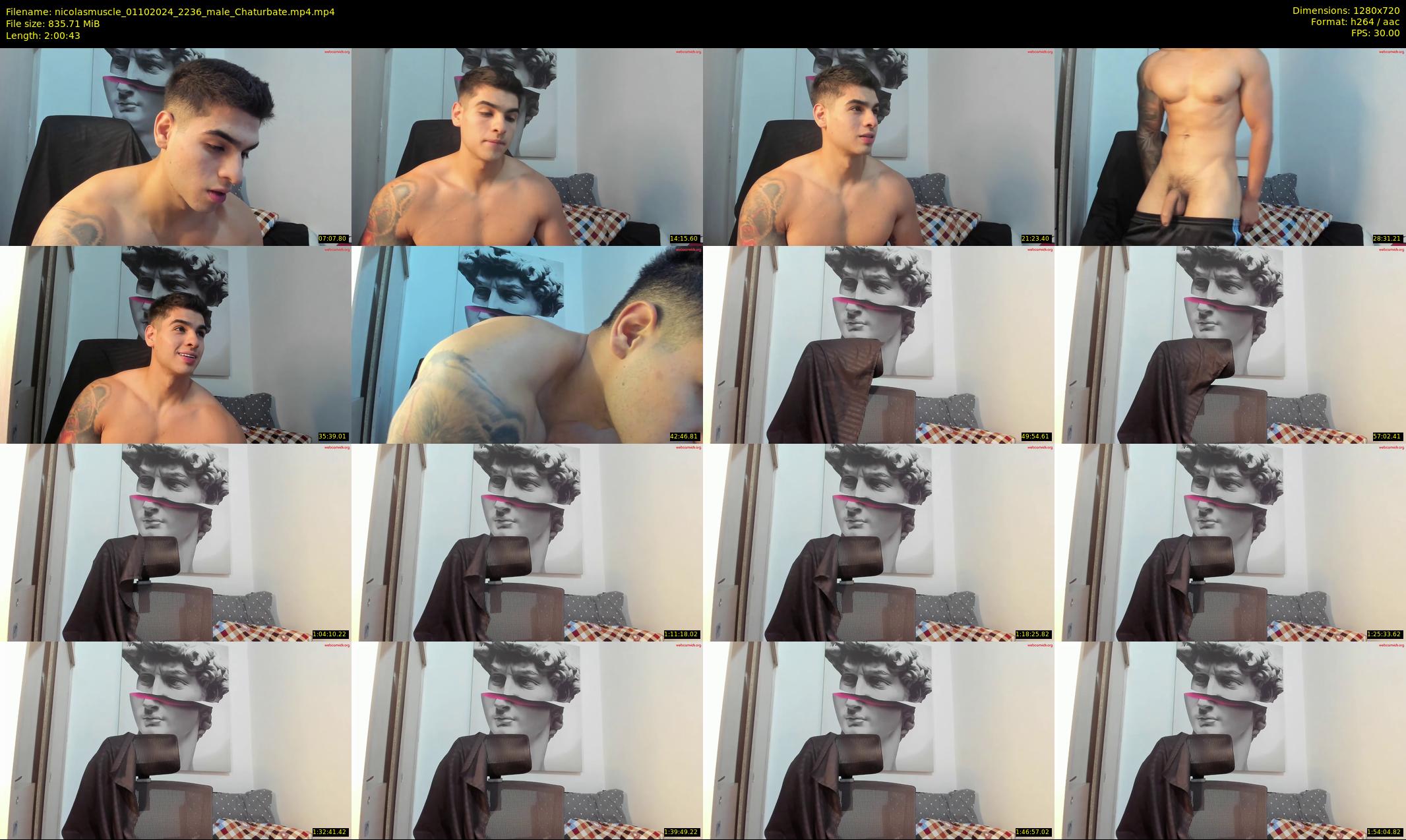 nicolasmuscle — 121 minute Chaturbate male cam show recording, 720p, Oct 1, 2024