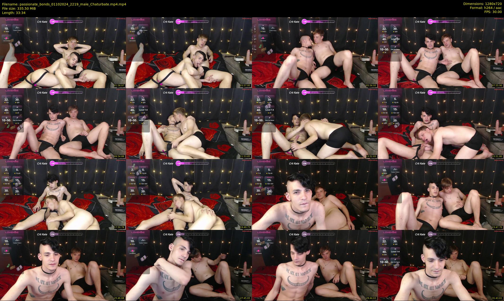 passionate_bonds — 34 minute Chaturbate male cam show recording, 720p, Oct 1, 2024