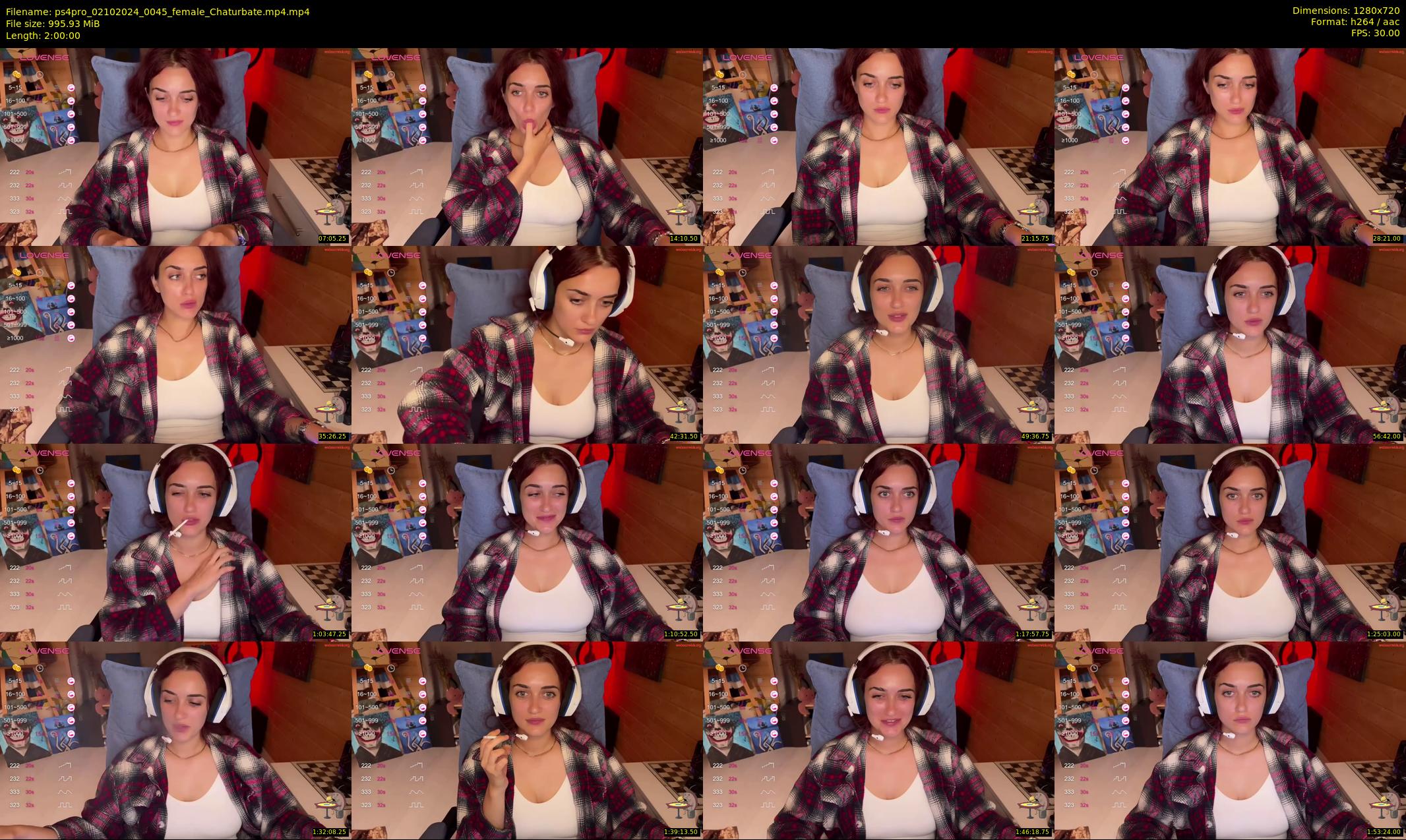 ps4pro — 120 minute Chaturbate female cam show recording, 720p, Oct 2, 2024