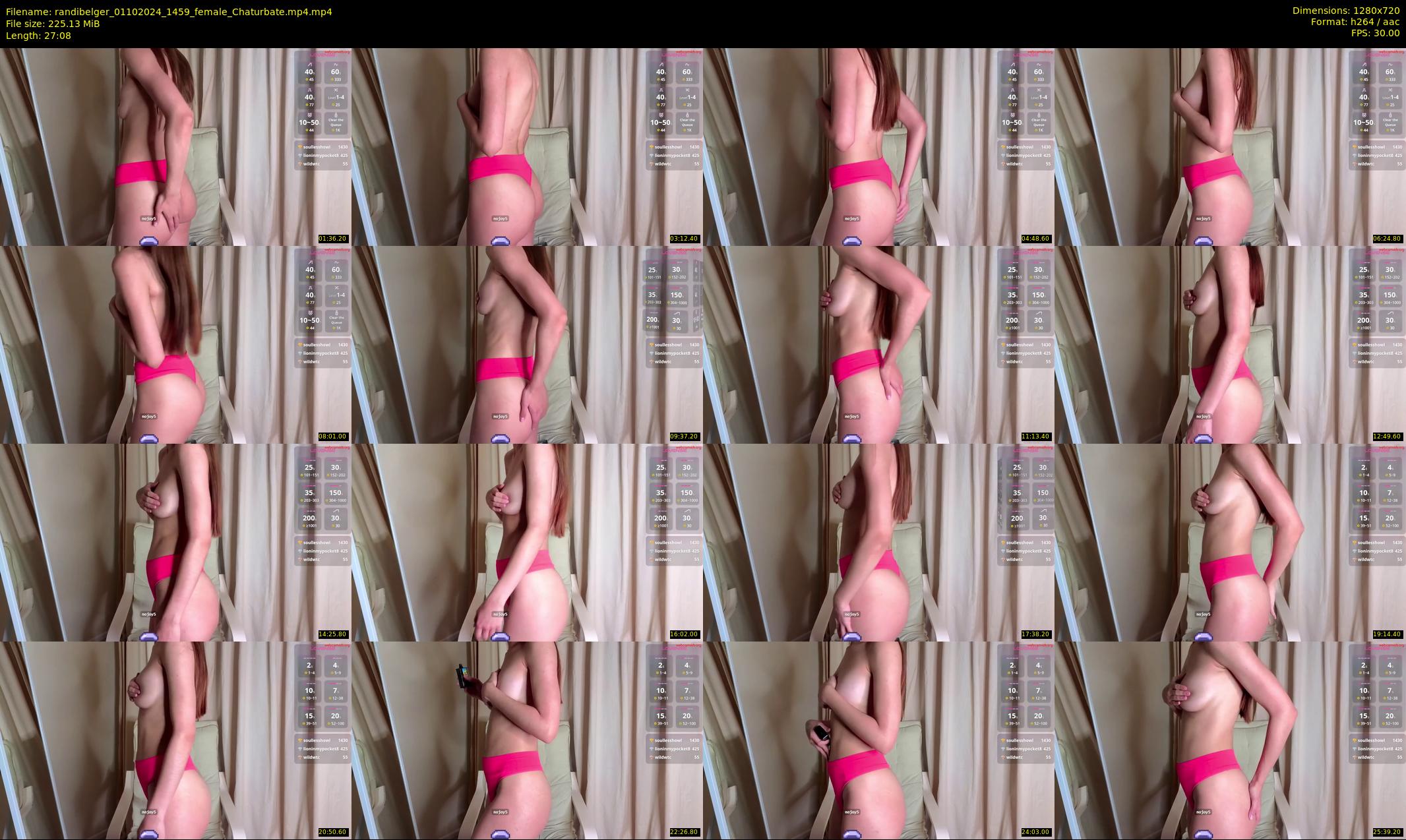 randibelger — 28 minute Chaturbate female cam show recording, 720p, Oct 1, 2024