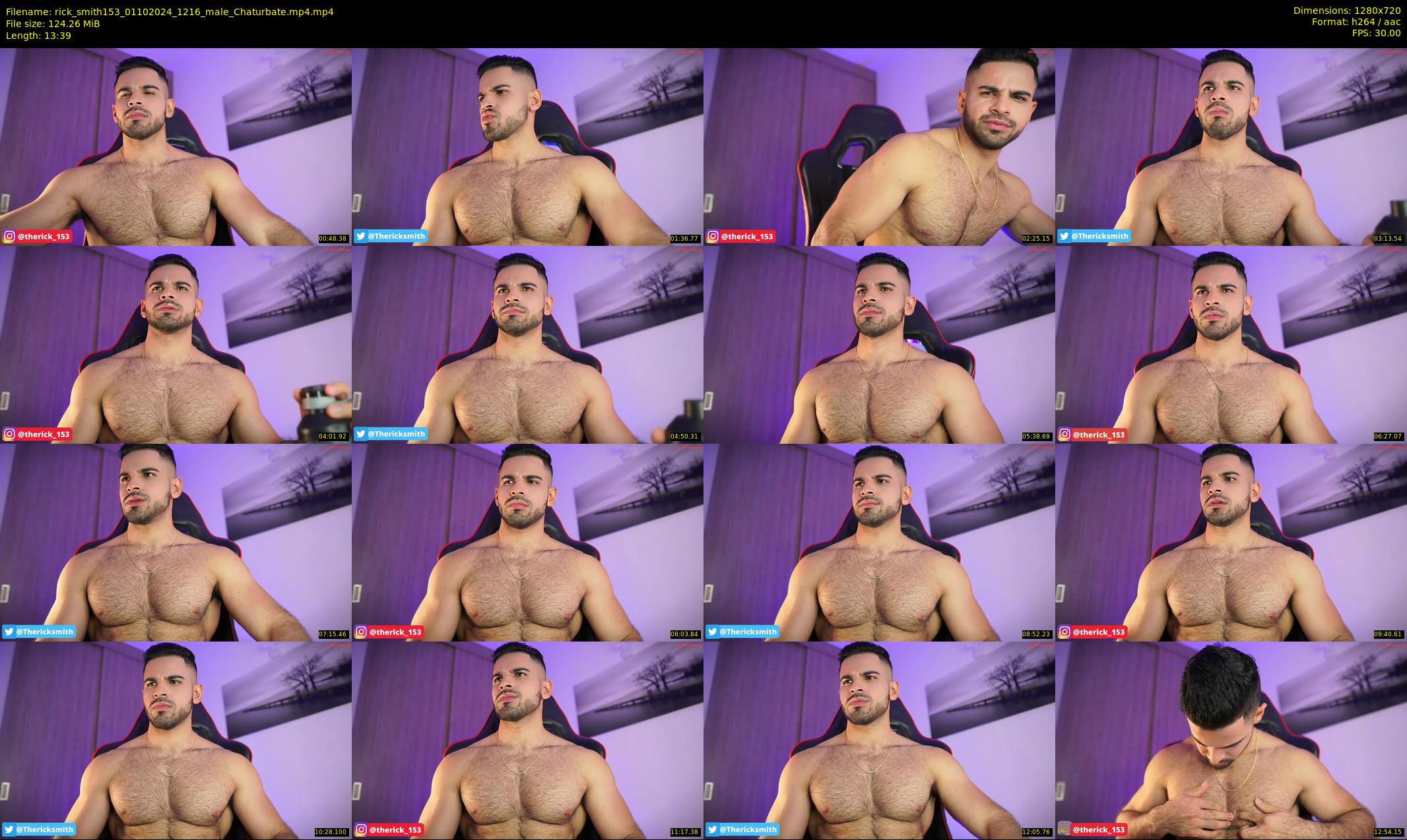 rick_smith153 — 14 minute Chaturbate male cam show recording, 720p, Oct 1, 2024