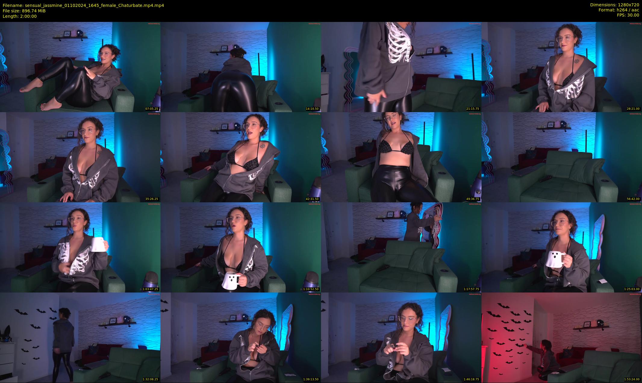 sensual_jassmine — 120 minute Chaturbate female cam show recording, 720p, Oct 1, 2024