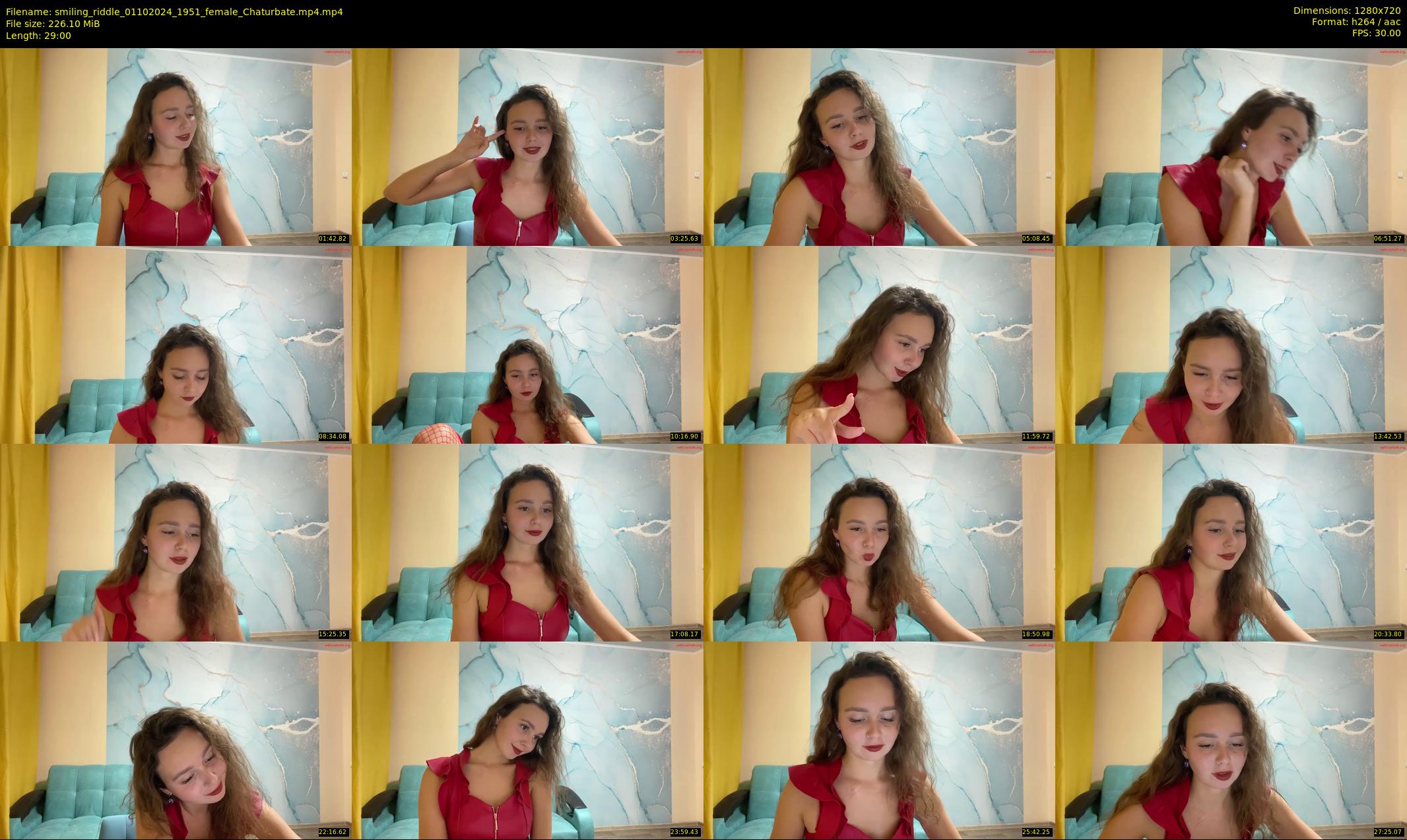 smiling_riddle — 29 minute Chaturbate female cam show recording, 720p, Oct 1, 2024