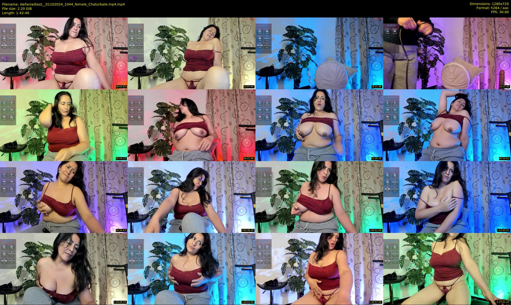 stefaniadiazz_ — 103 minute Chaturbate female cam show recording, 720p, Oct 1, 2024