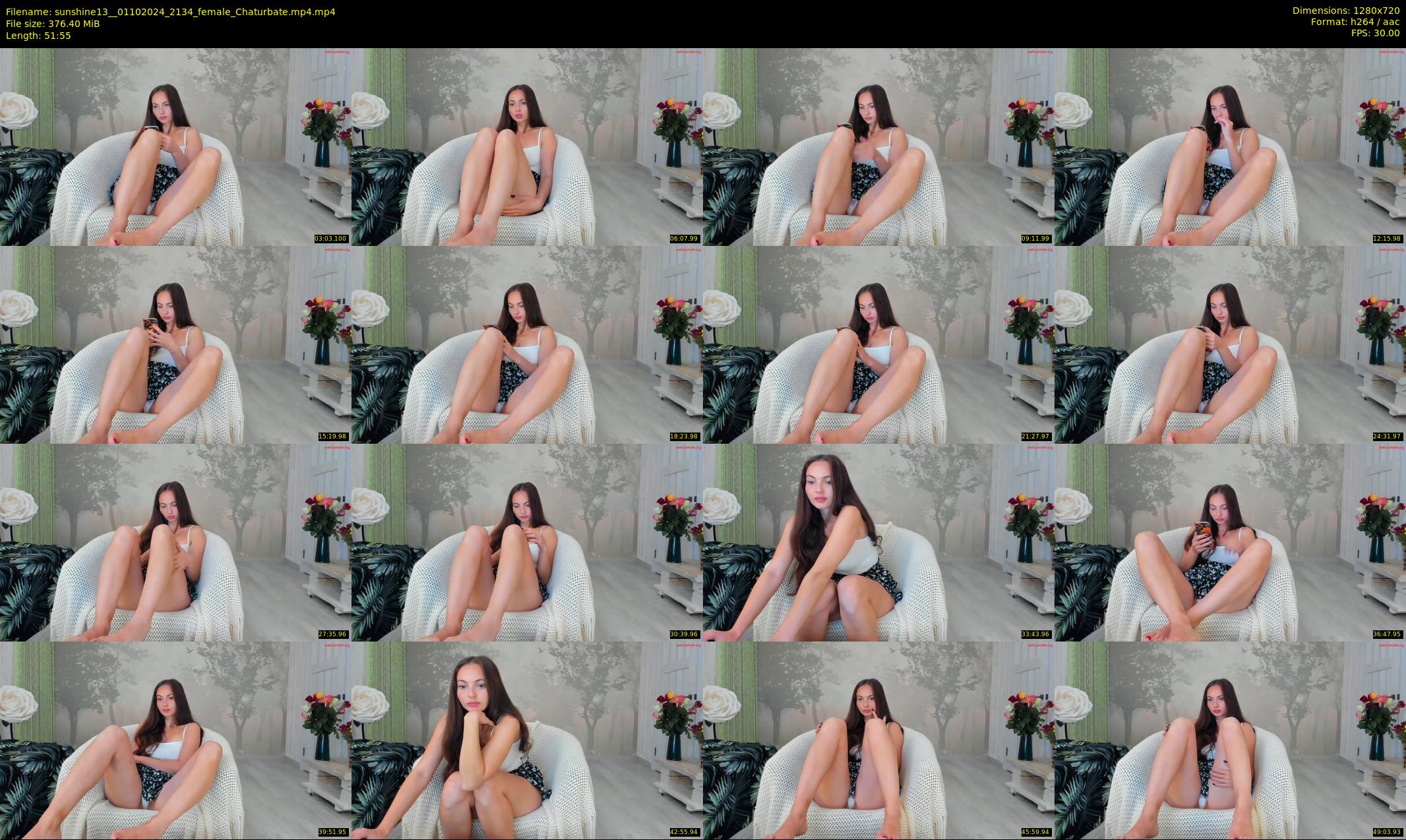 sunshine13_ — 52 minute Chaturbate female cam show recording, 720p, Oct 1, 2024
