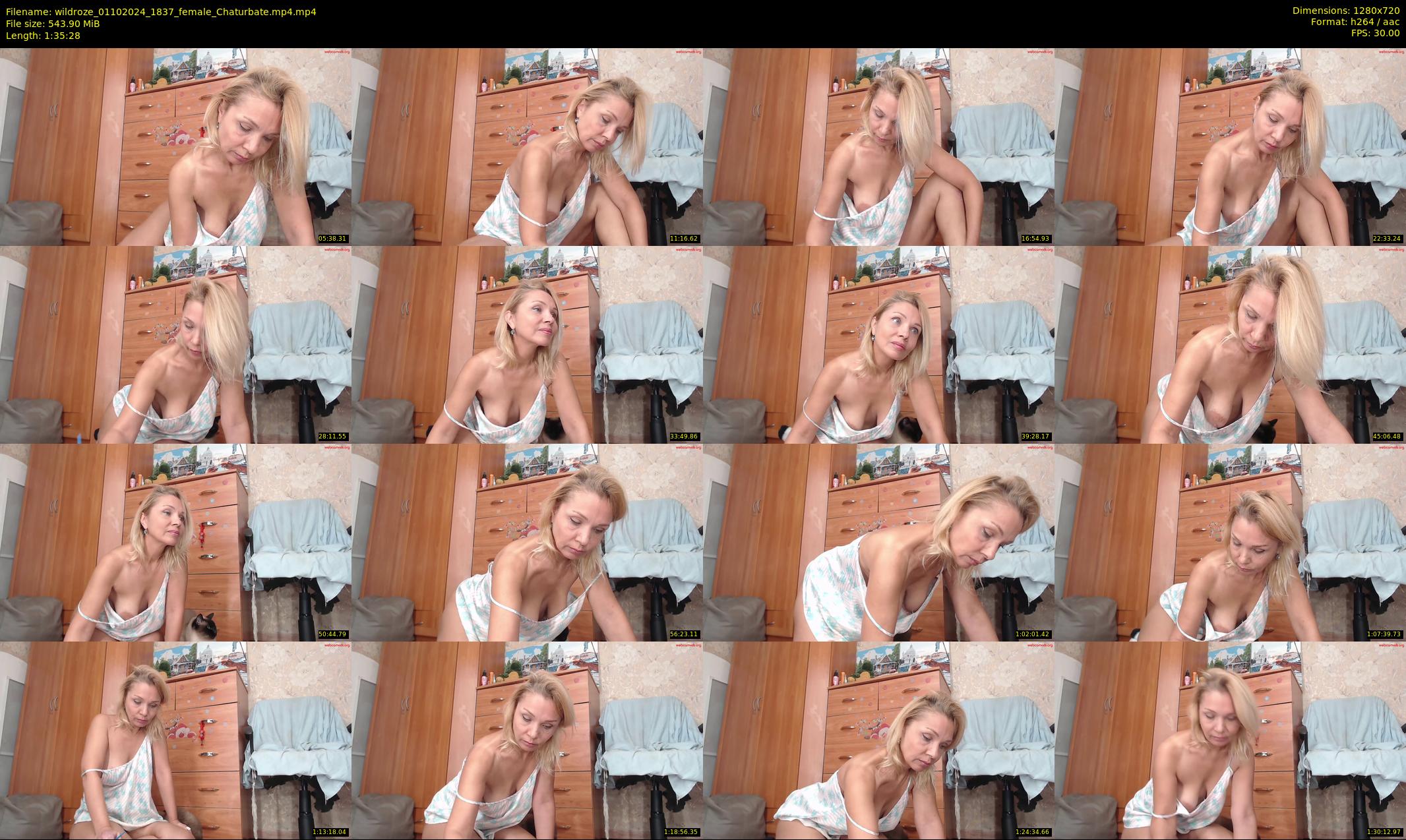 wildroze — 96 minute Chaturbate female cam show recording, 720p, Oct 1, 2024