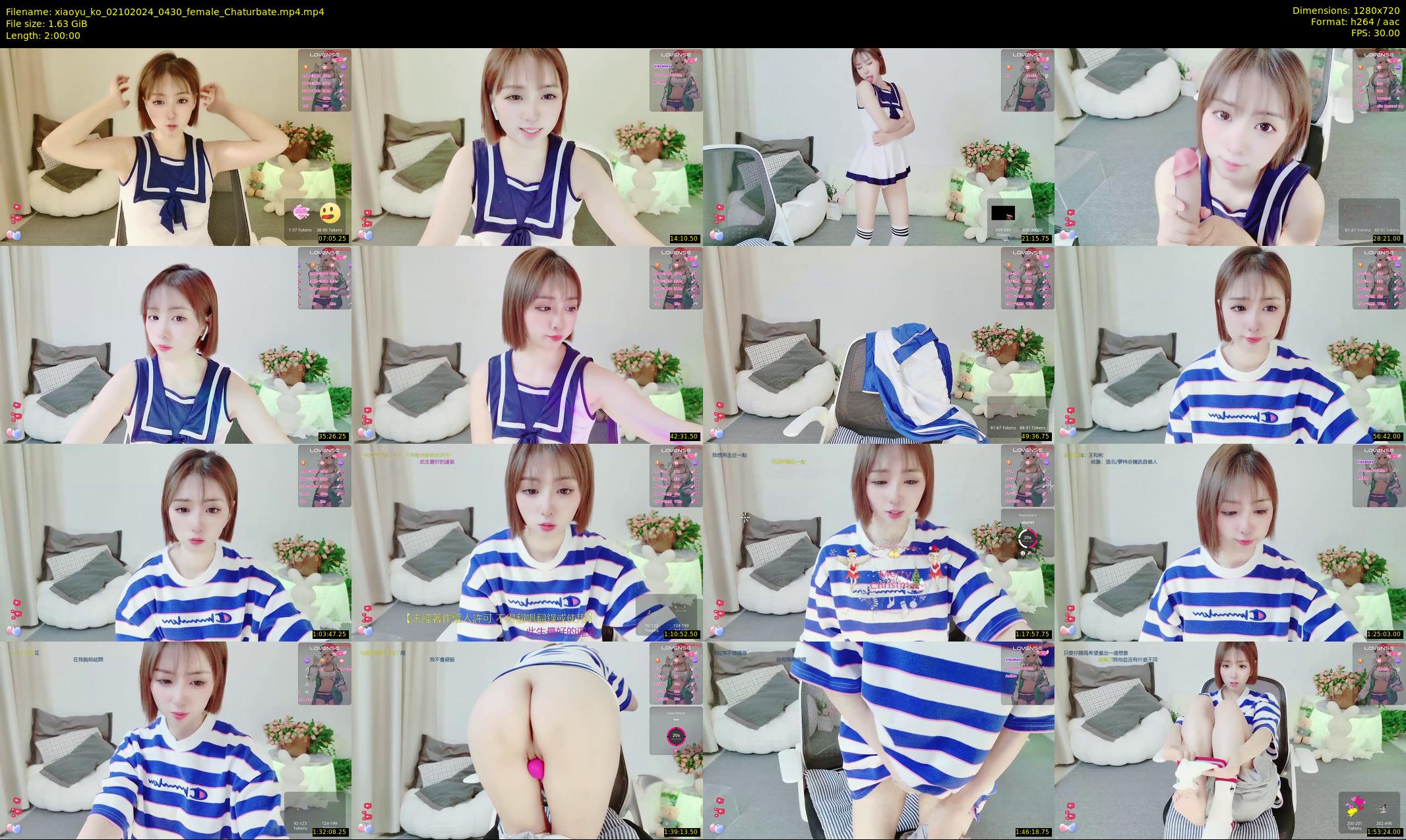 xiaoyu_ko — 120 minute Chaturbate female cam show recording, 720p, Oct 2, 2024