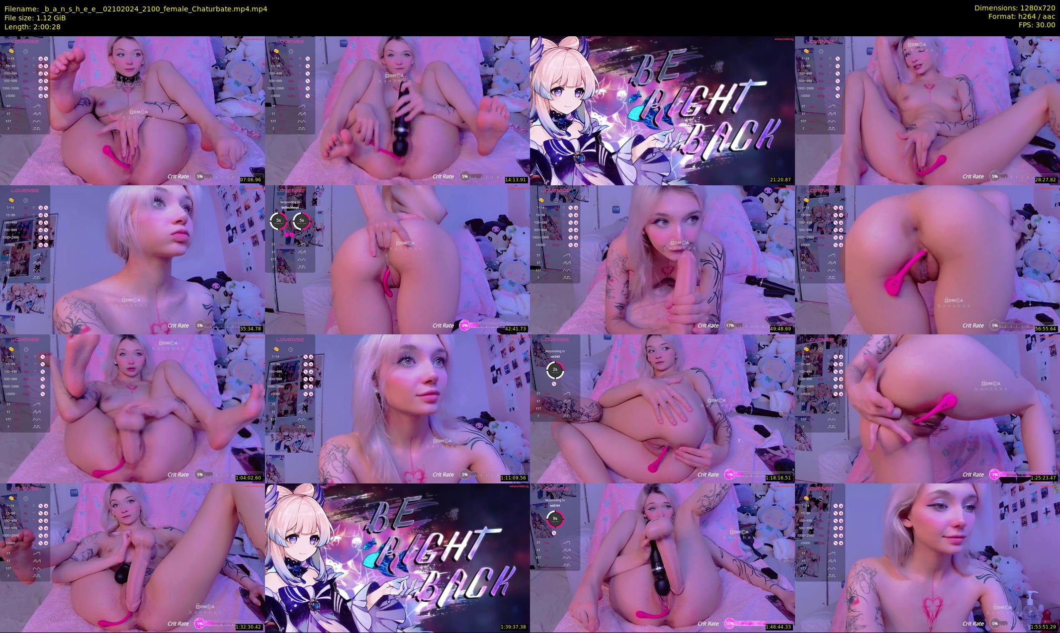 _b_a_n_s_h_e_e_ — 121 minute Chaturbate female cam show recording, 720p, Oct 2, 2024