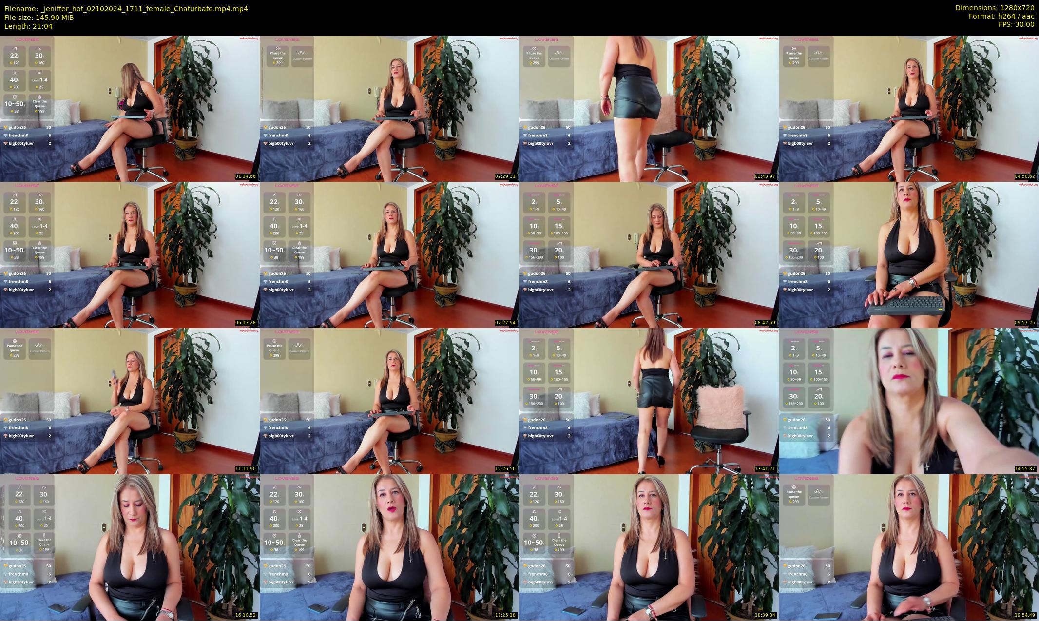 _jeniffer_hot — 22 minute Chaturbate female cam show recording, 720p, Oct 2, 2024