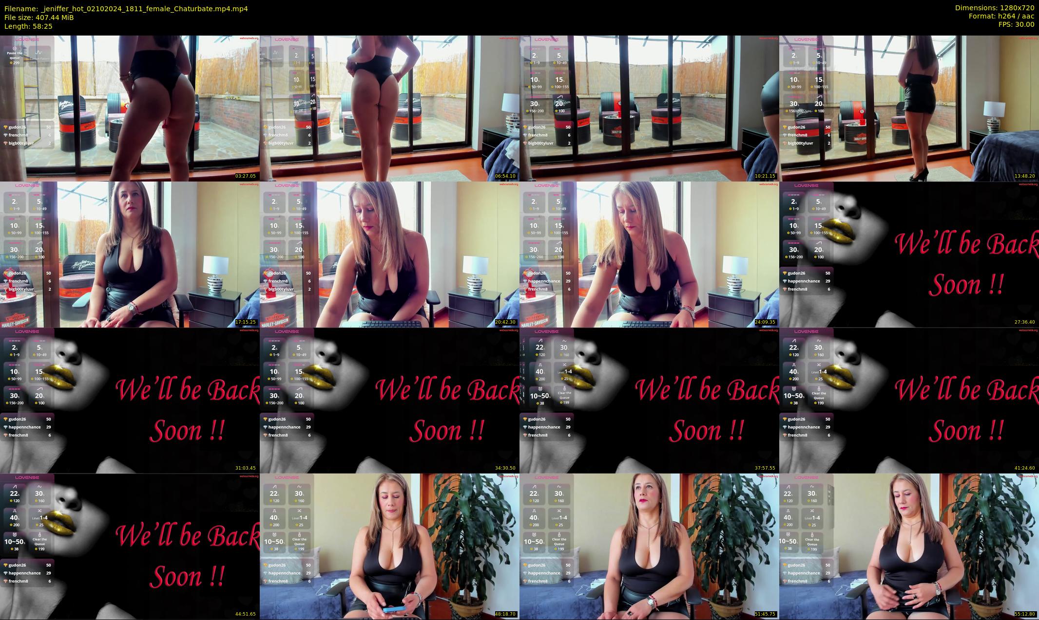 _jeniffer_hot — 59 minute Chaturbate female cam show recording, 720p, Oct 2, 2024