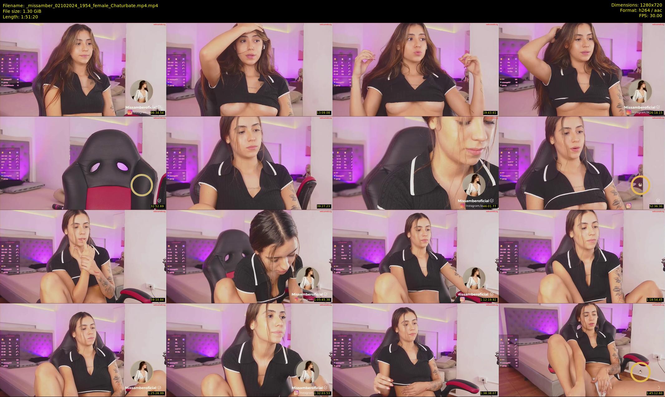 _missamber — 112 minute Chaturbate female cam show recording, 720p, Oct 2, 2024