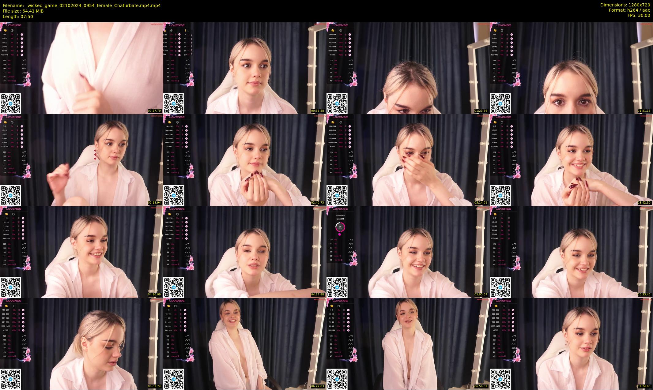 _wicked_game — 8 minute Chaturbate female cam show recording, 720p, Oct 2, 2024
