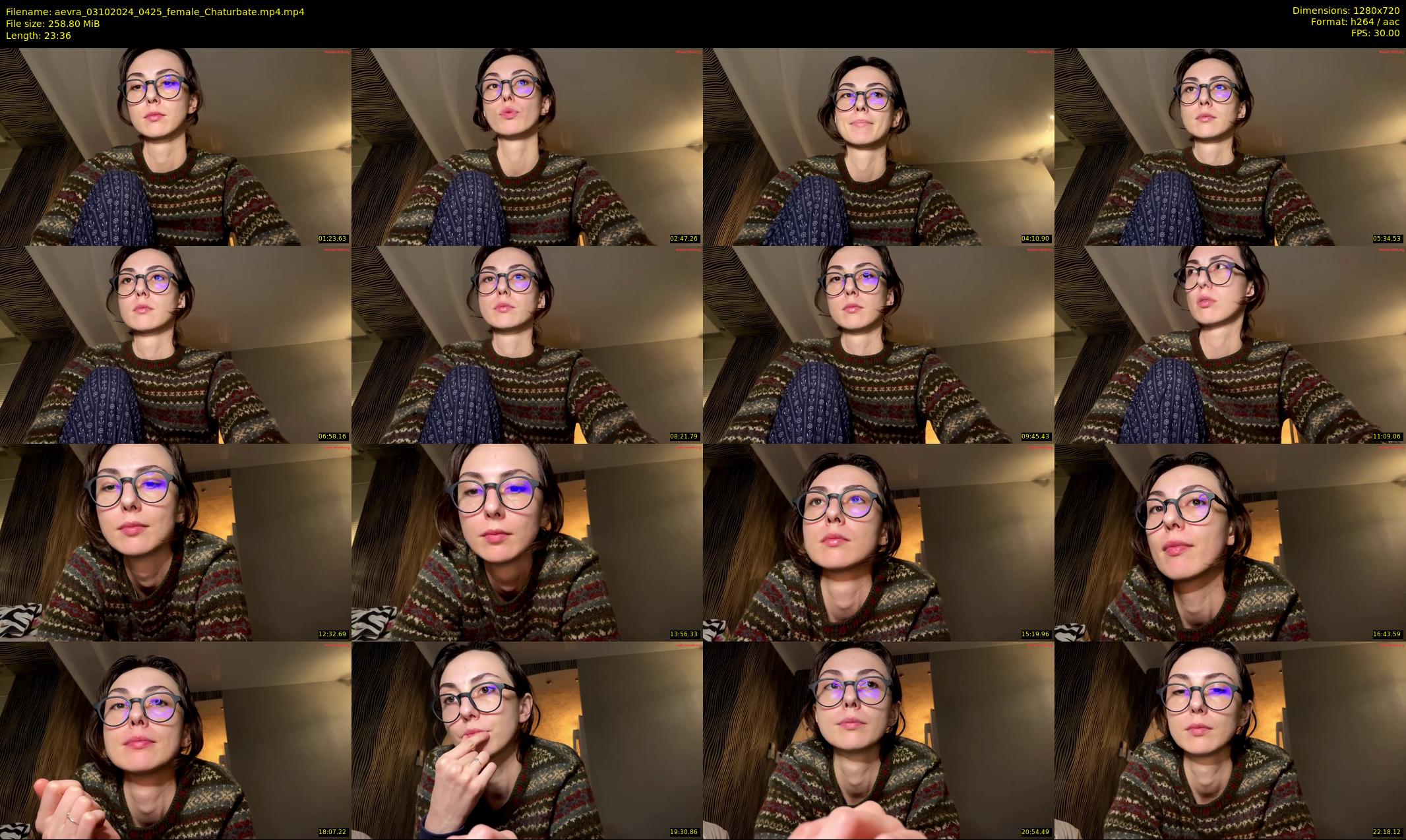 aevra — 24 minute Chaturbate female cam show recording, 720p, Oct 3, 2024