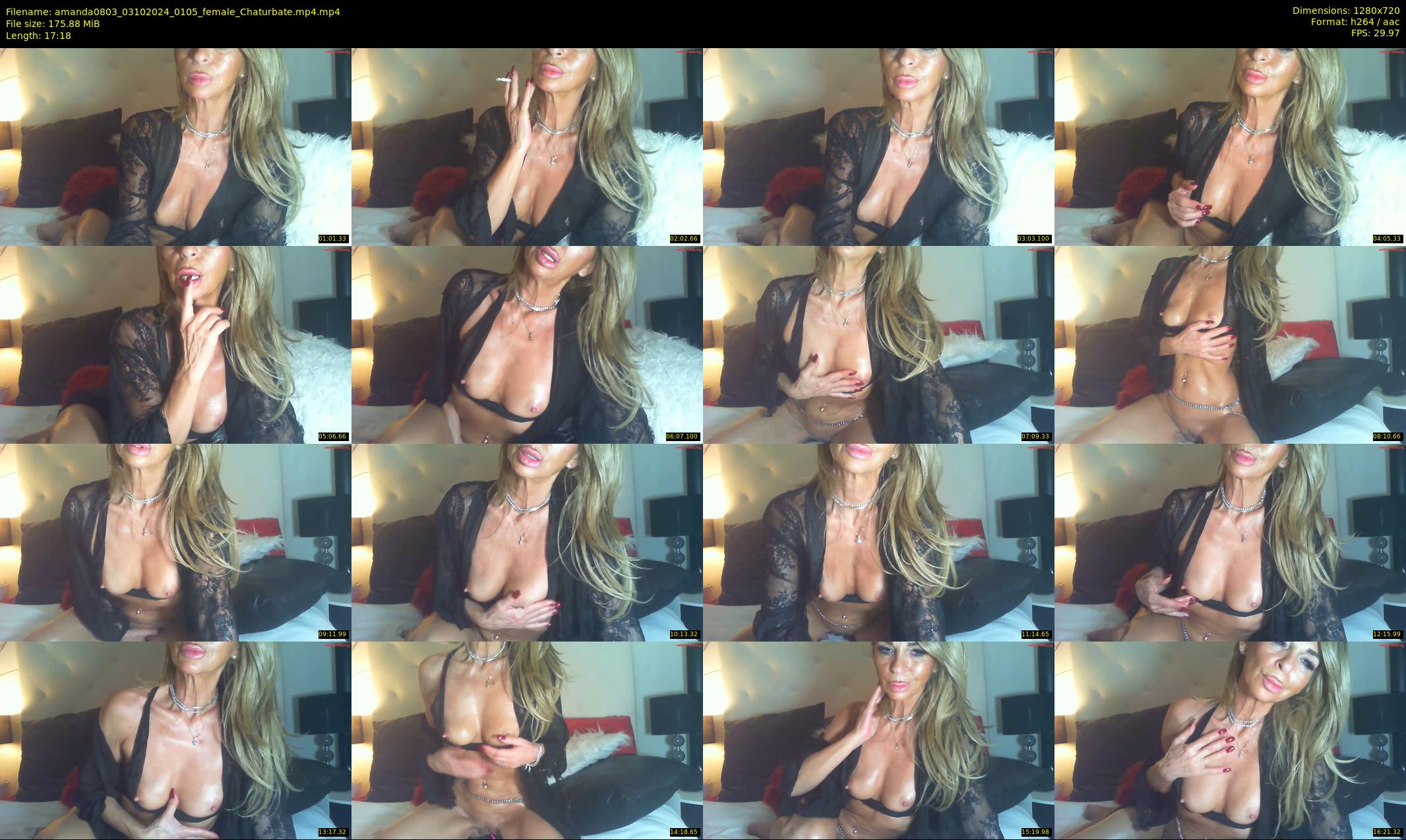 amanda0803 — 18 minute Chaturbate female cam show recording, 720p, Oct 3, 2024