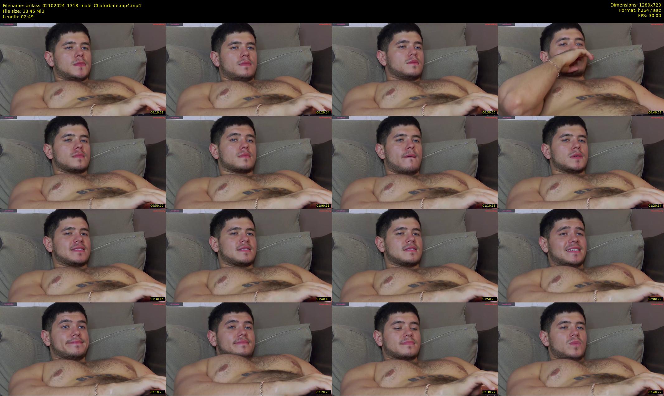 arilass — 3 minute Chaturbate male cam show recording, 720p, Oct 2, 2024