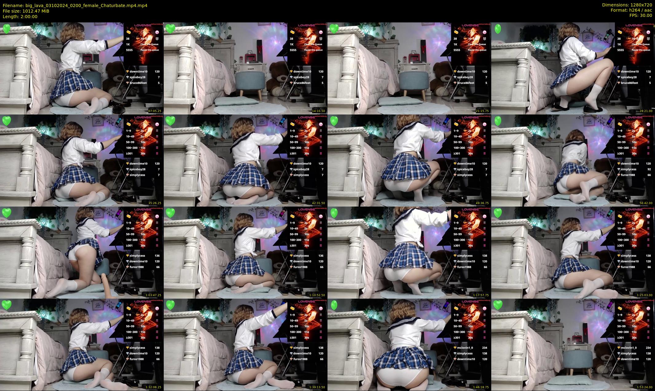 big_lava — 120 minute Chaturbate female cam show recording, 720p, Oct 3, 2024