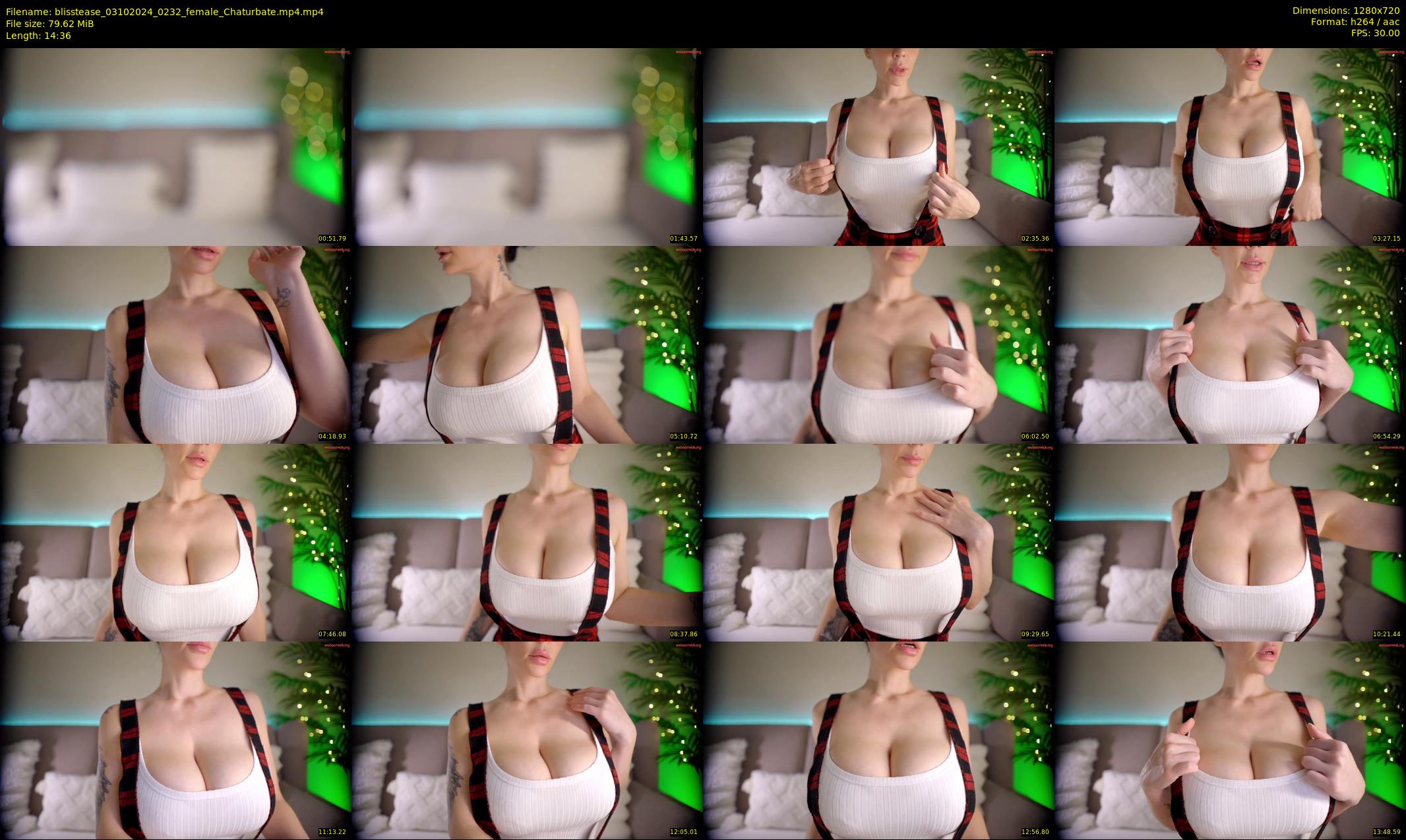 blisstease — 15 minute Chaturbate female cam show recording, 720p, Oct 3, 2024
