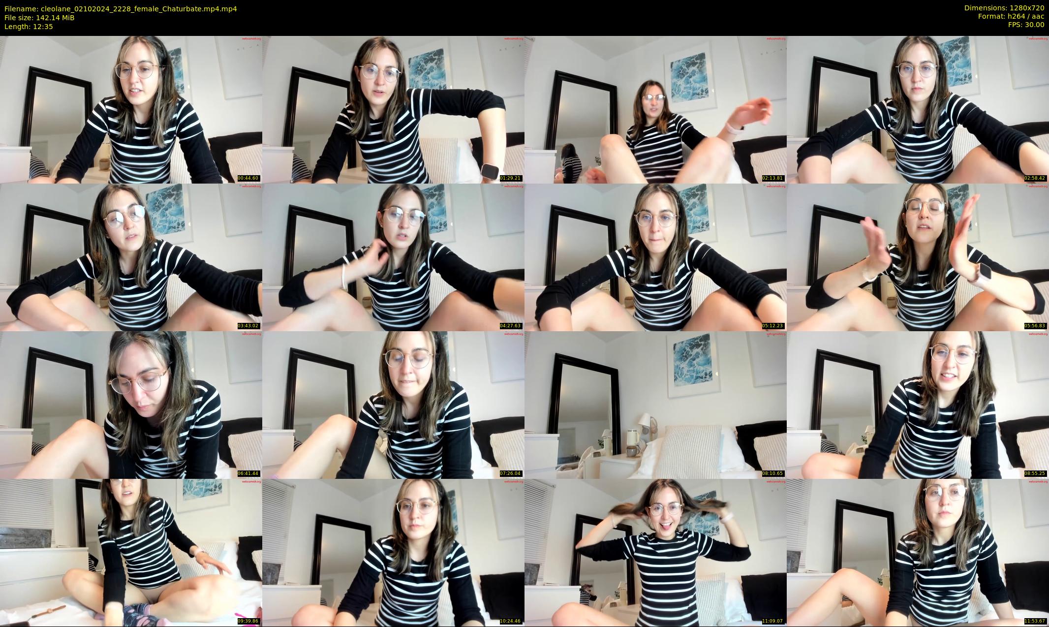 cleolane — 13 minute Chaturbate female cam show recording, 720p, Oct 2, 2024