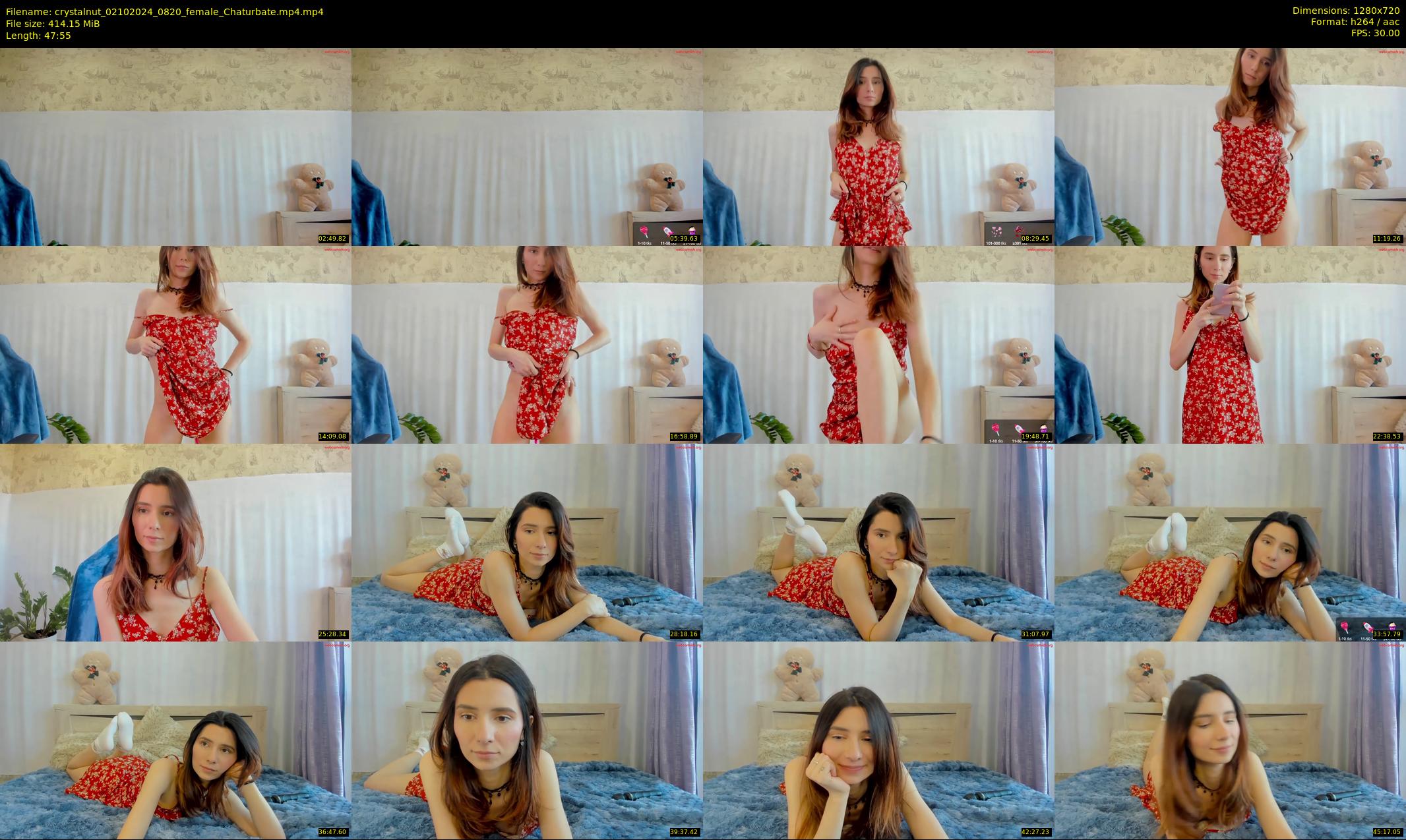 crystalnut — 48 minute Chaturbate female cam show recording, 720p, Oct 2, 2024