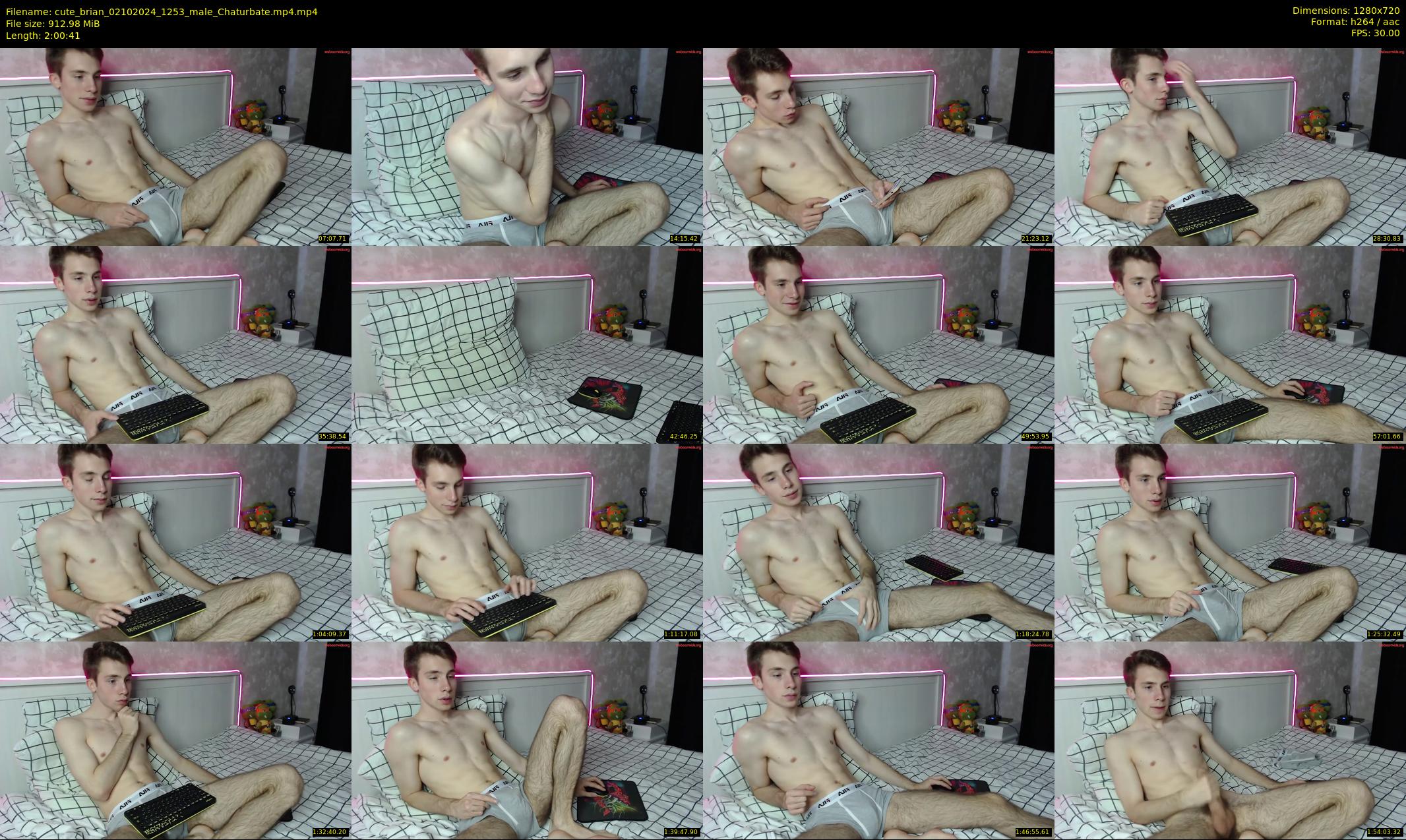 cute_brian — 121 minute Chaturbate male cam show recording, 720p, Oct 2, 2024