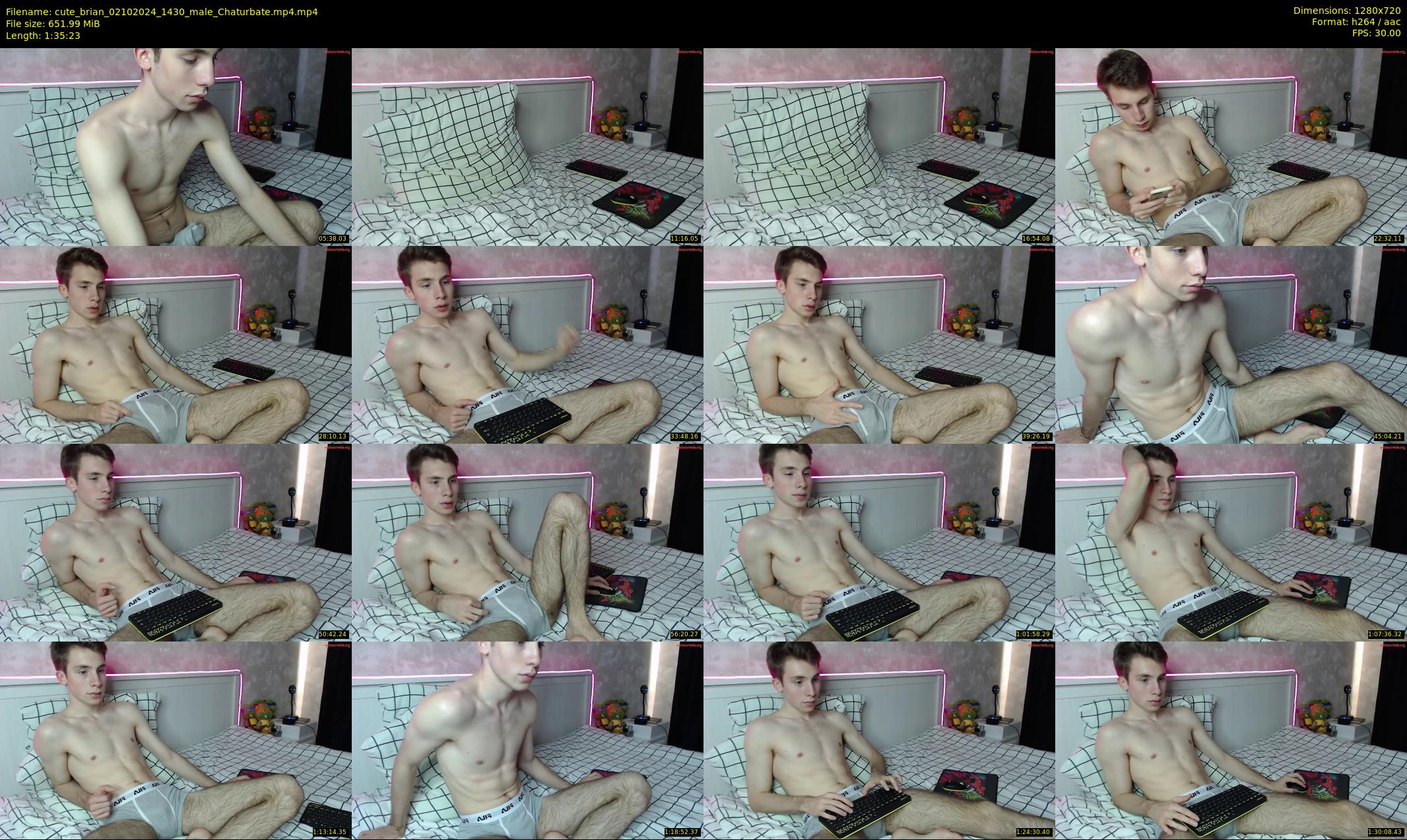 cute_brian — 96 minute Chaturbate male cam show recording, 720p, Oct 2, 2024