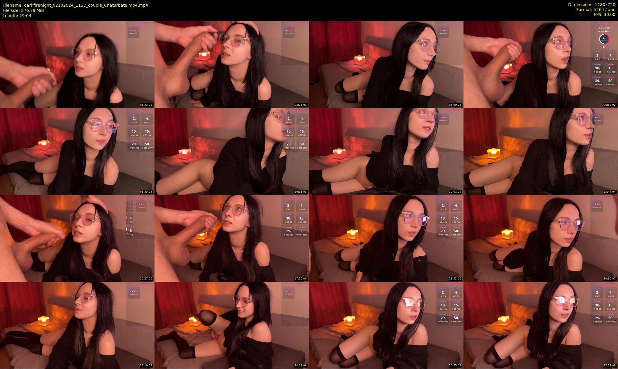 darkfirenight — 30 minute Chaturbate couple cam show recording, 720p, Oct 2, 2024