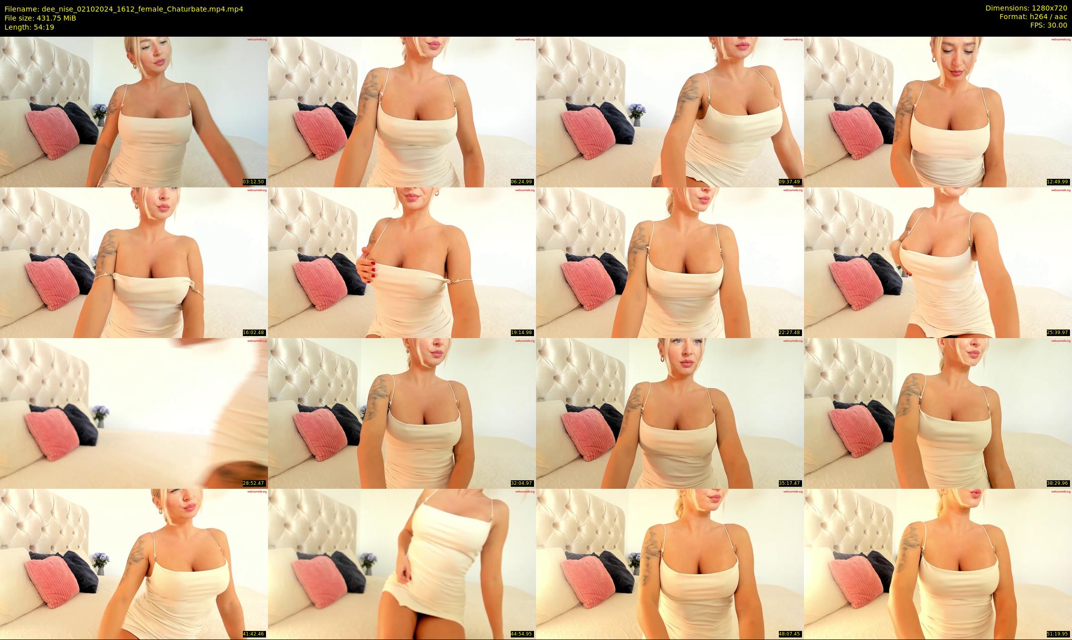 dee_nise — 55 minute Chaturbate female cam show recording, 720p, Oct 2, 2024