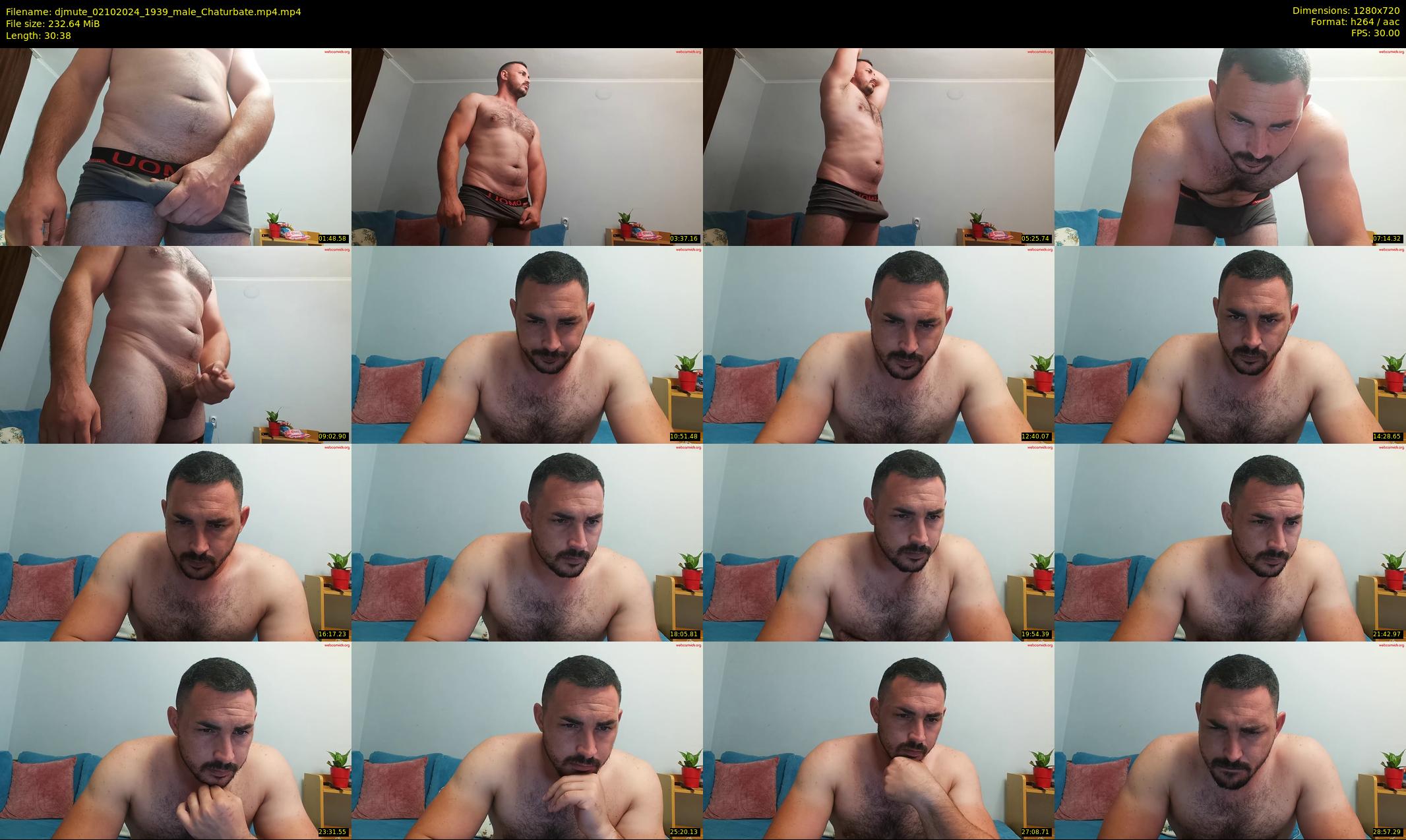 djmute — 31 minute Chaturbate male cam show recording, 720p, Oct 2, 2024