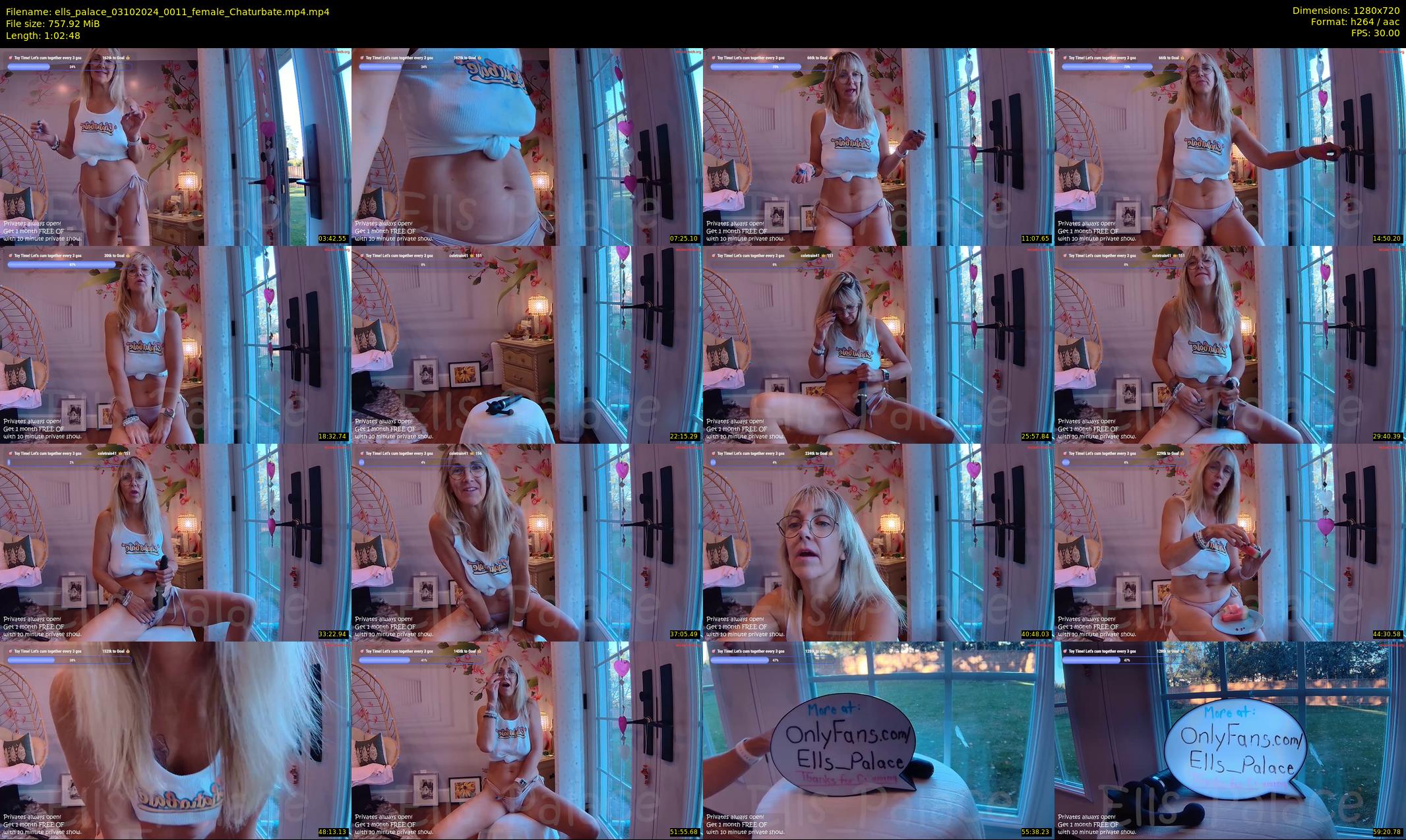 ells_palace — 63 minute Chaturbate female cam show recording, 720p, Oct 3, 2024