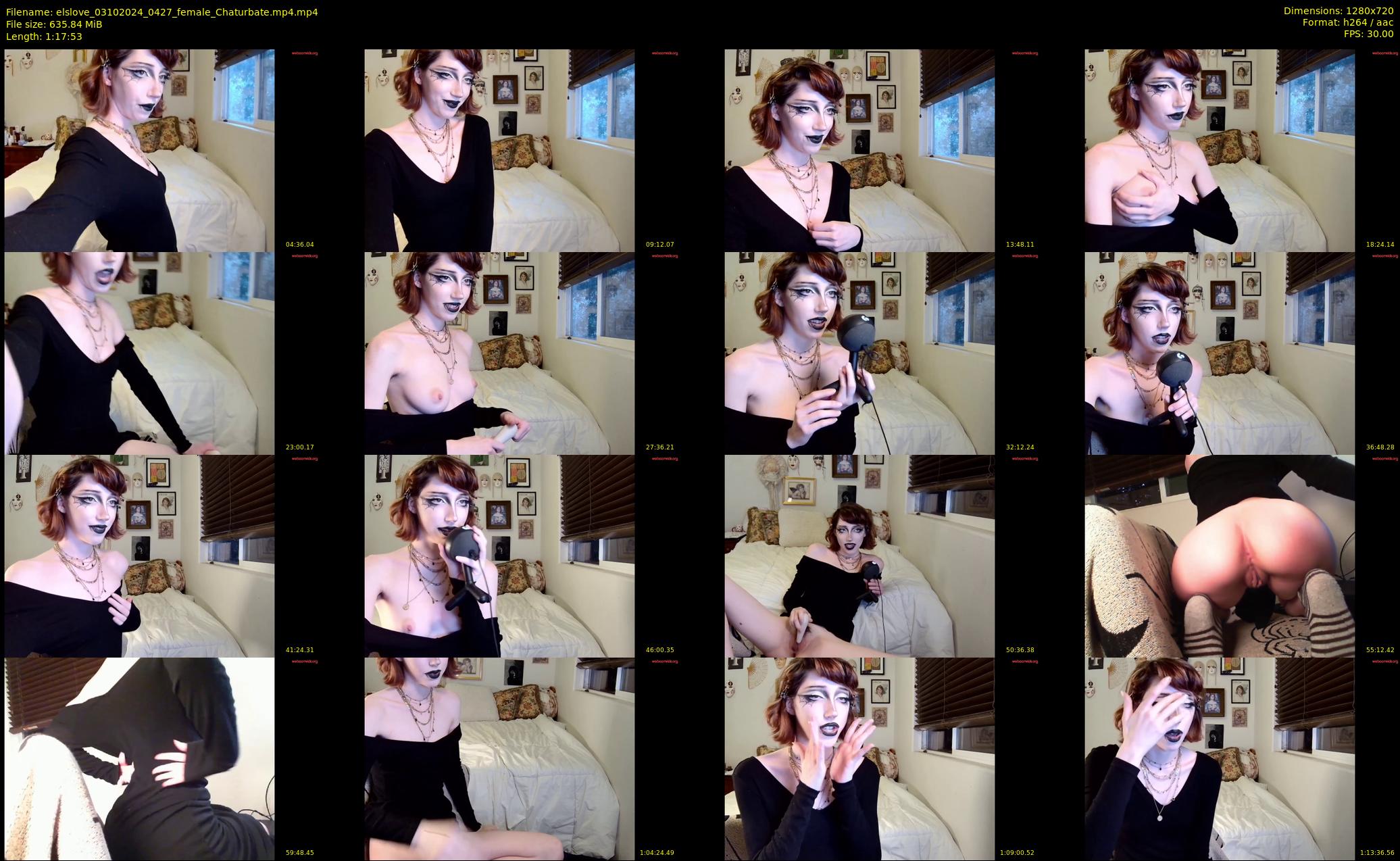 elslove — 78 minute Chaturbate female cam show recording, 720p, Oct 3, 2024