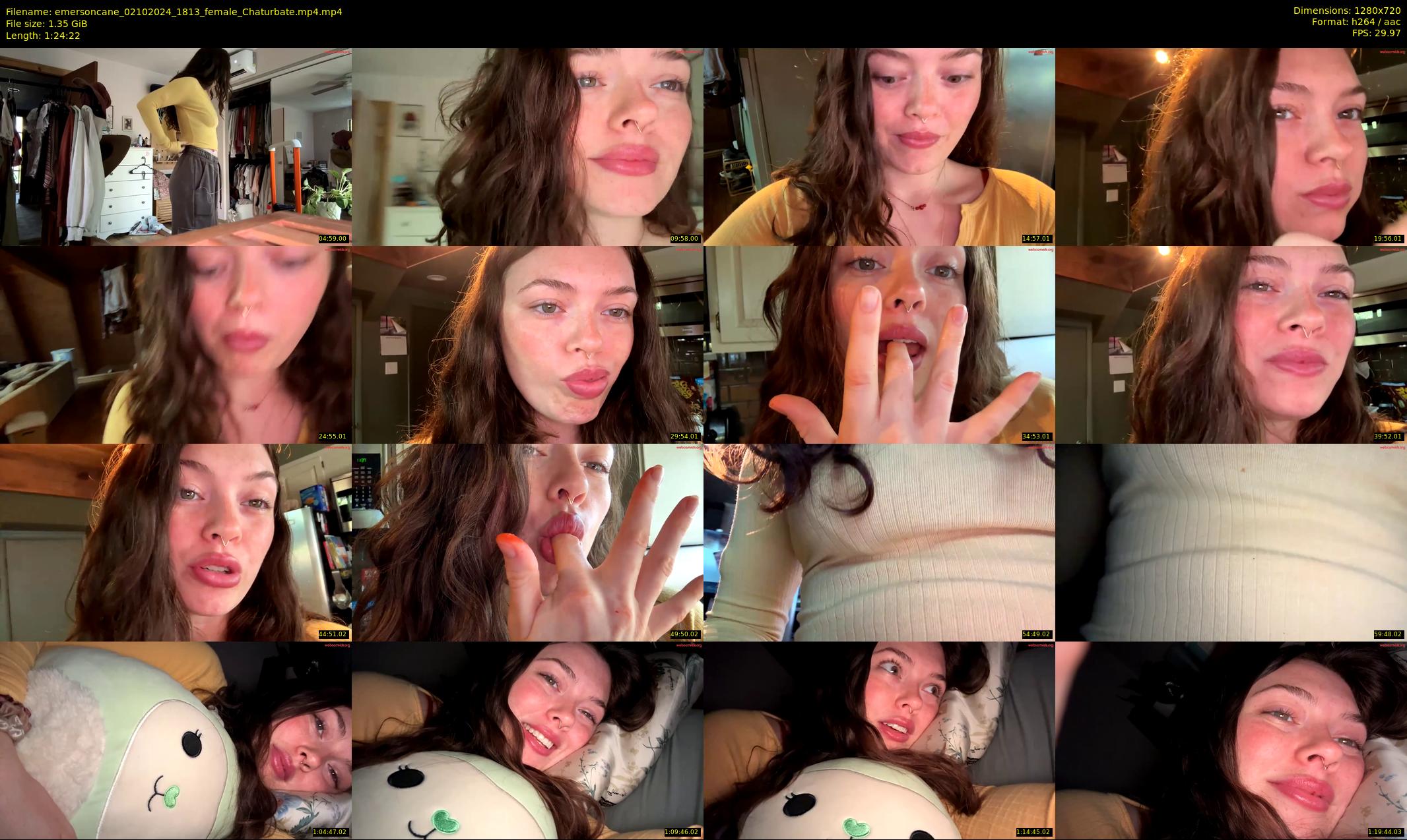 emersoncane — 85 minute Chaturbate female cam show recording, 720p, Oct 2, 2024