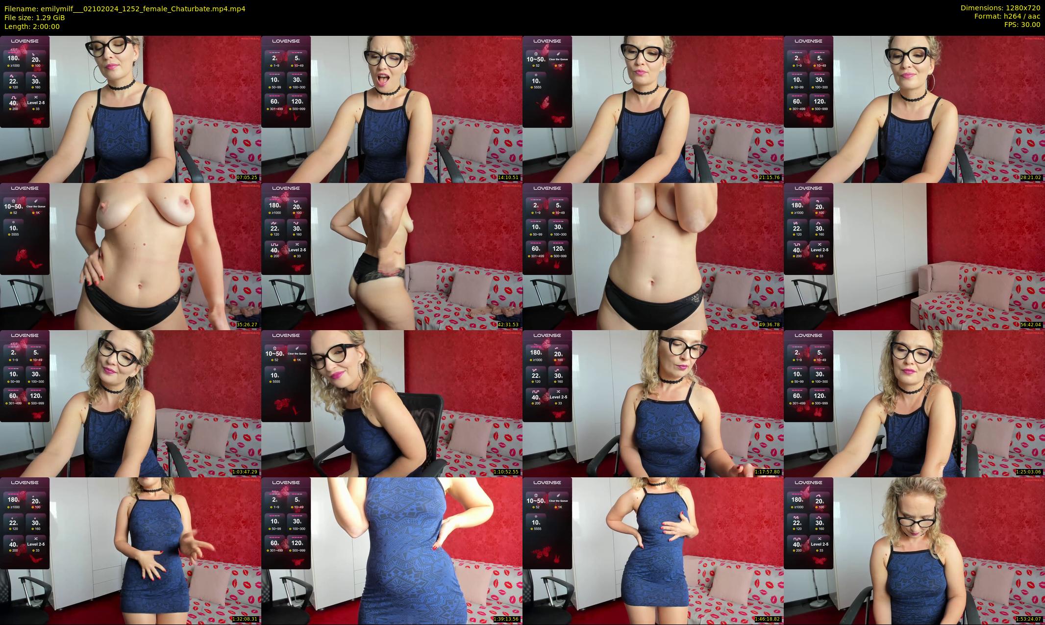 emilymilf__ — 120 minute Chaturbate female cam show recording, 720p, Oct 2, 2024